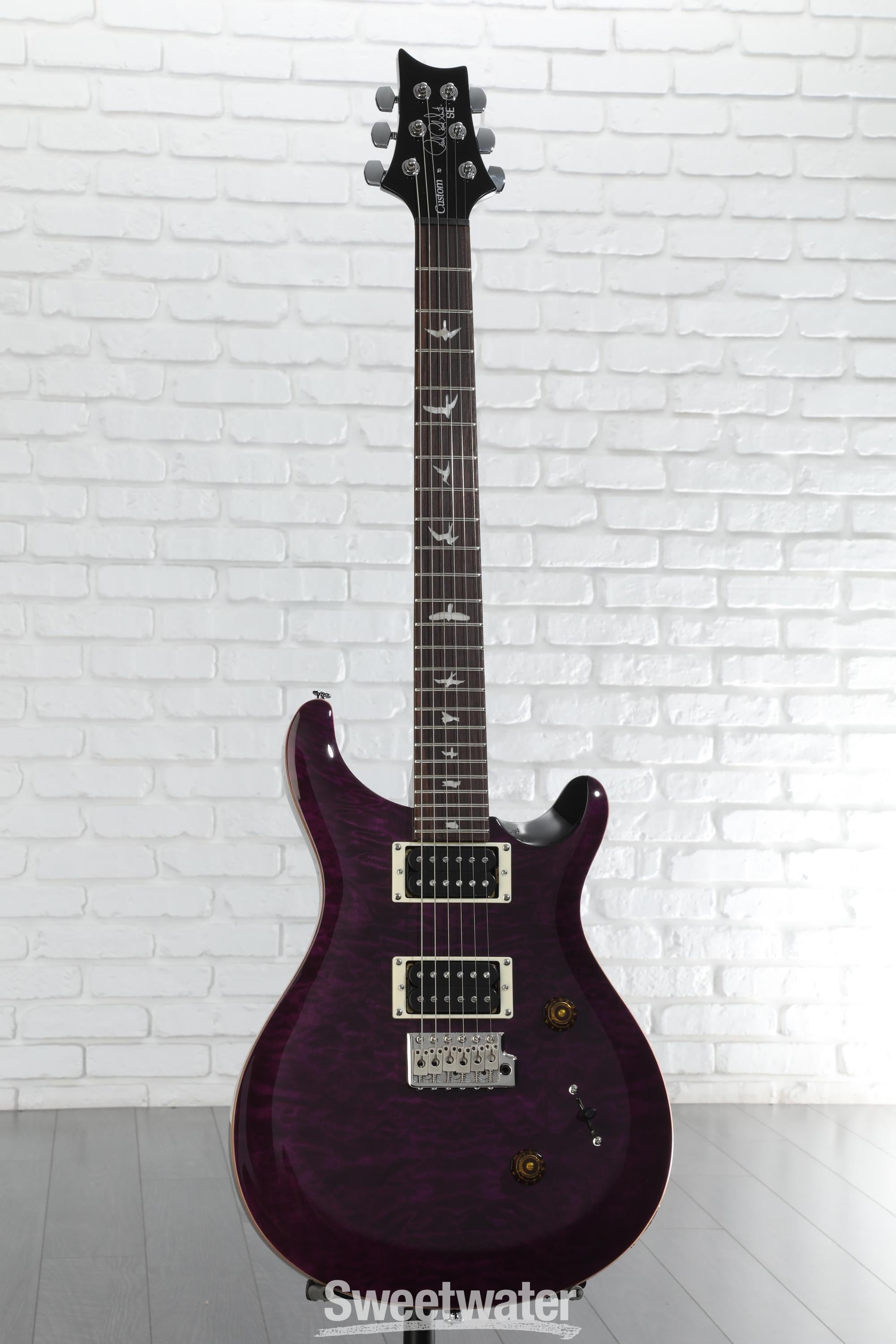PRS SE Custom 24 Electric Guitar - Amethyst, Sweetwater
