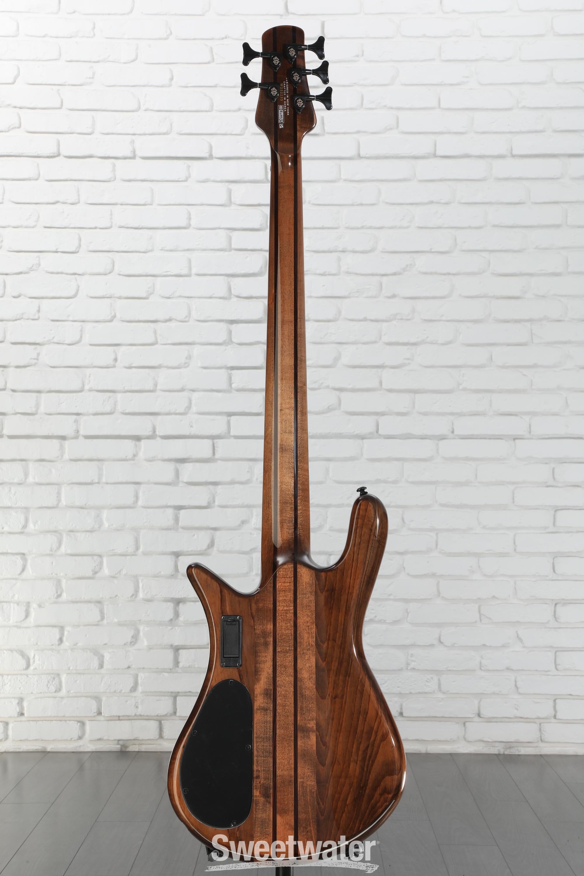 Spector NS Dimension 5 Bass Guitar - Super Faded Black Gloss