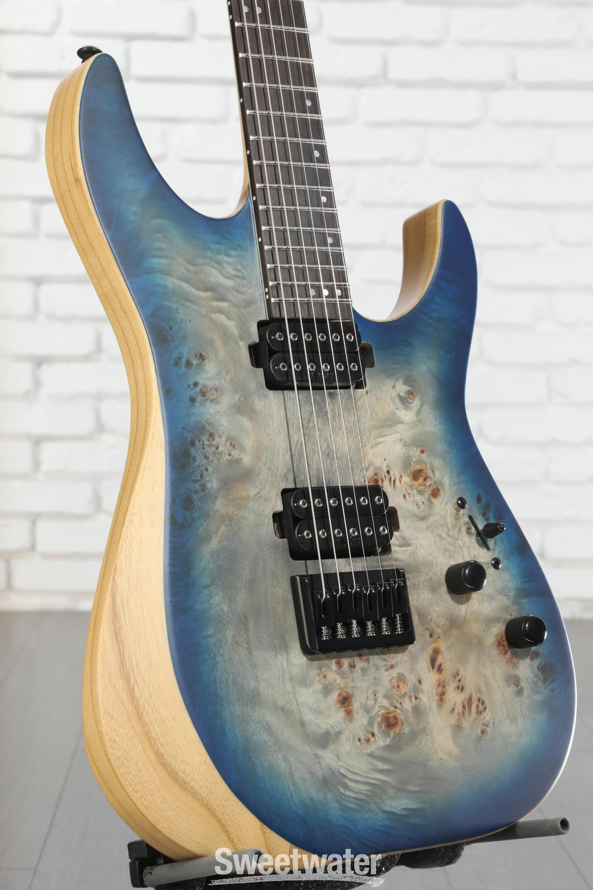 Schecter Reaper-6 Electric Guitar - Satin Sky Burst | Sweetwater