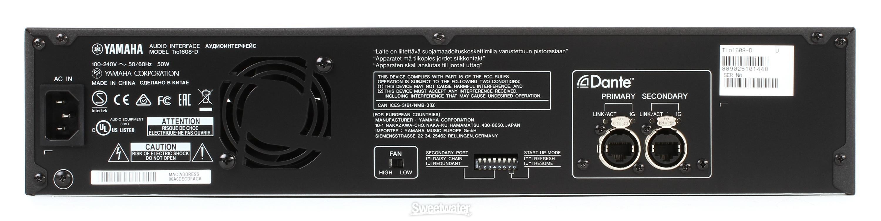 USED 現状品【YAMAHA】ヤマハ Tio1608-D デジタル ステージボックス