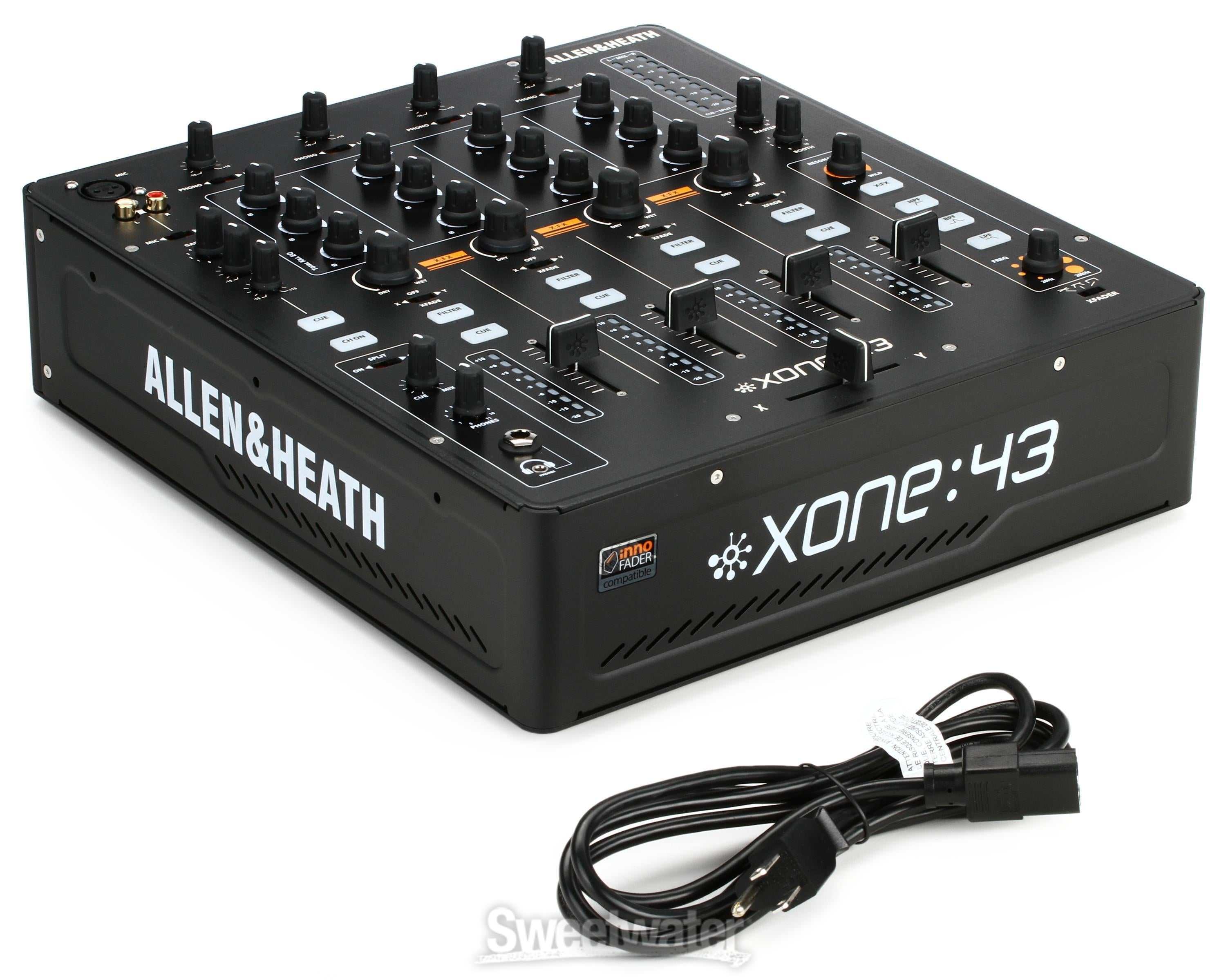 Allen & Heath Xone:43 4-channel DJ Mixer | Sweetwater