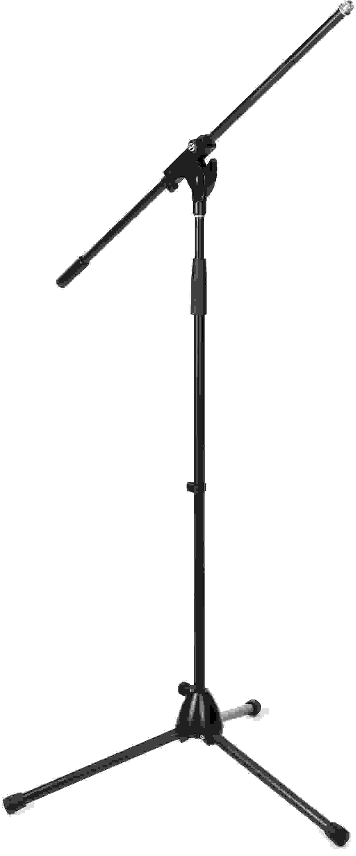 K&M 21070 Microphone Stand with Fixed Boom Arm - Black