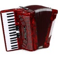 Photo of Hohner Hohnica 1305 72 Bass Piano Accordion - Pearl Red