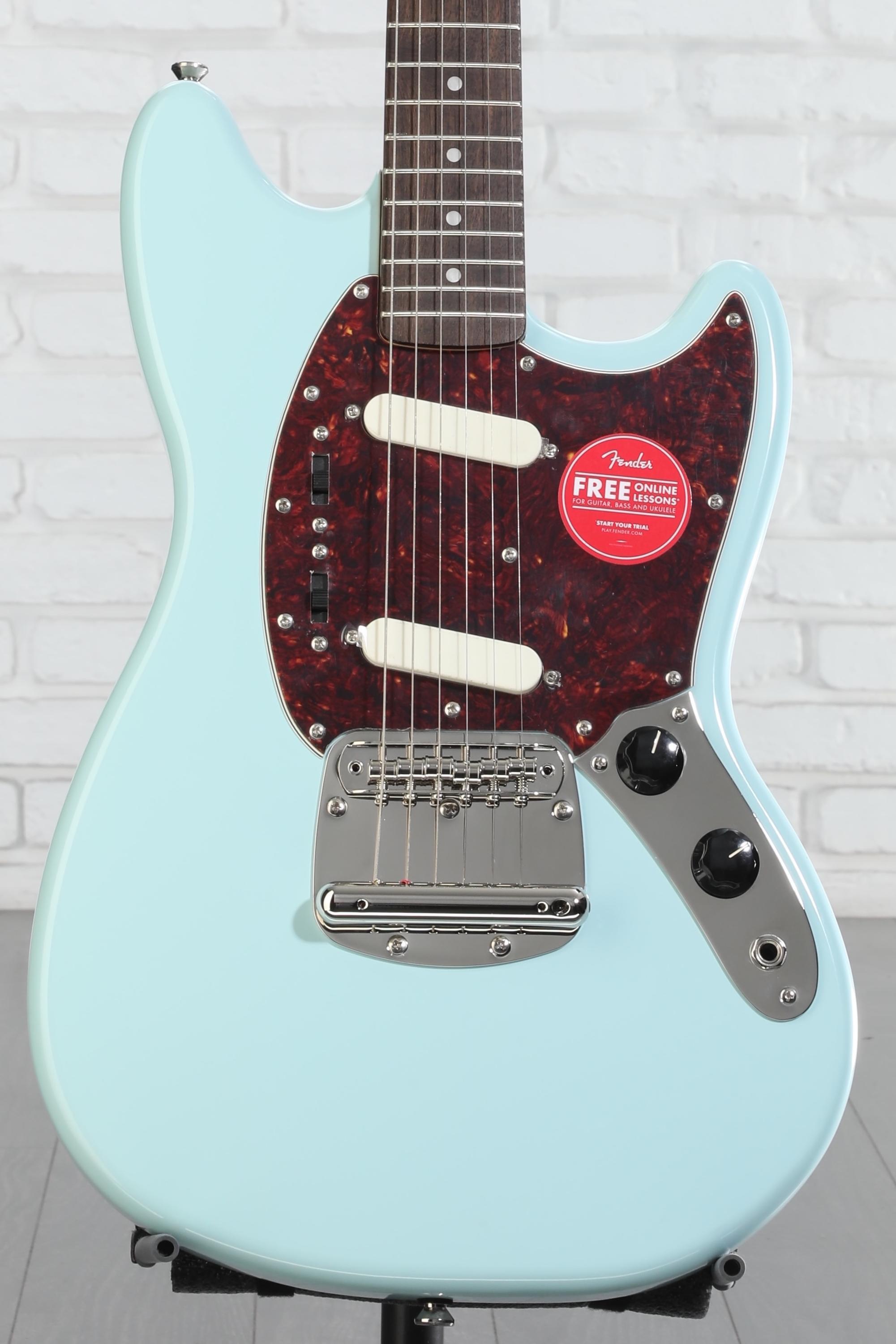Squier Classic Vibe '60s Mustang Electric Guitar - Sonic Blue
