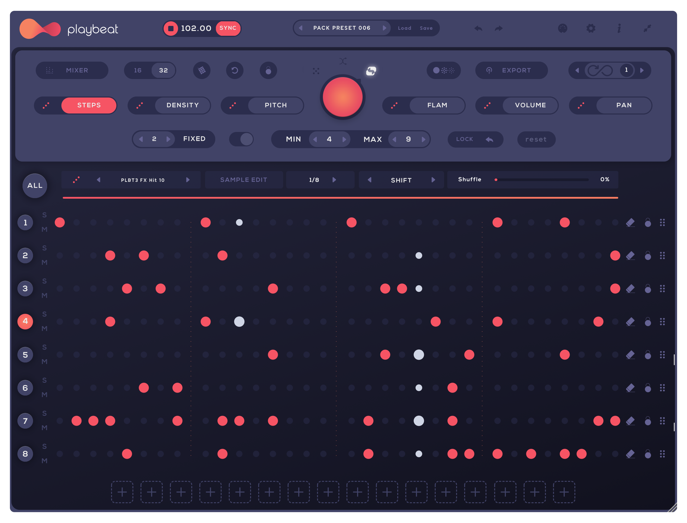 Audiomodern Playbeat 3 Creative Groove Machine Plugin Sweetwater