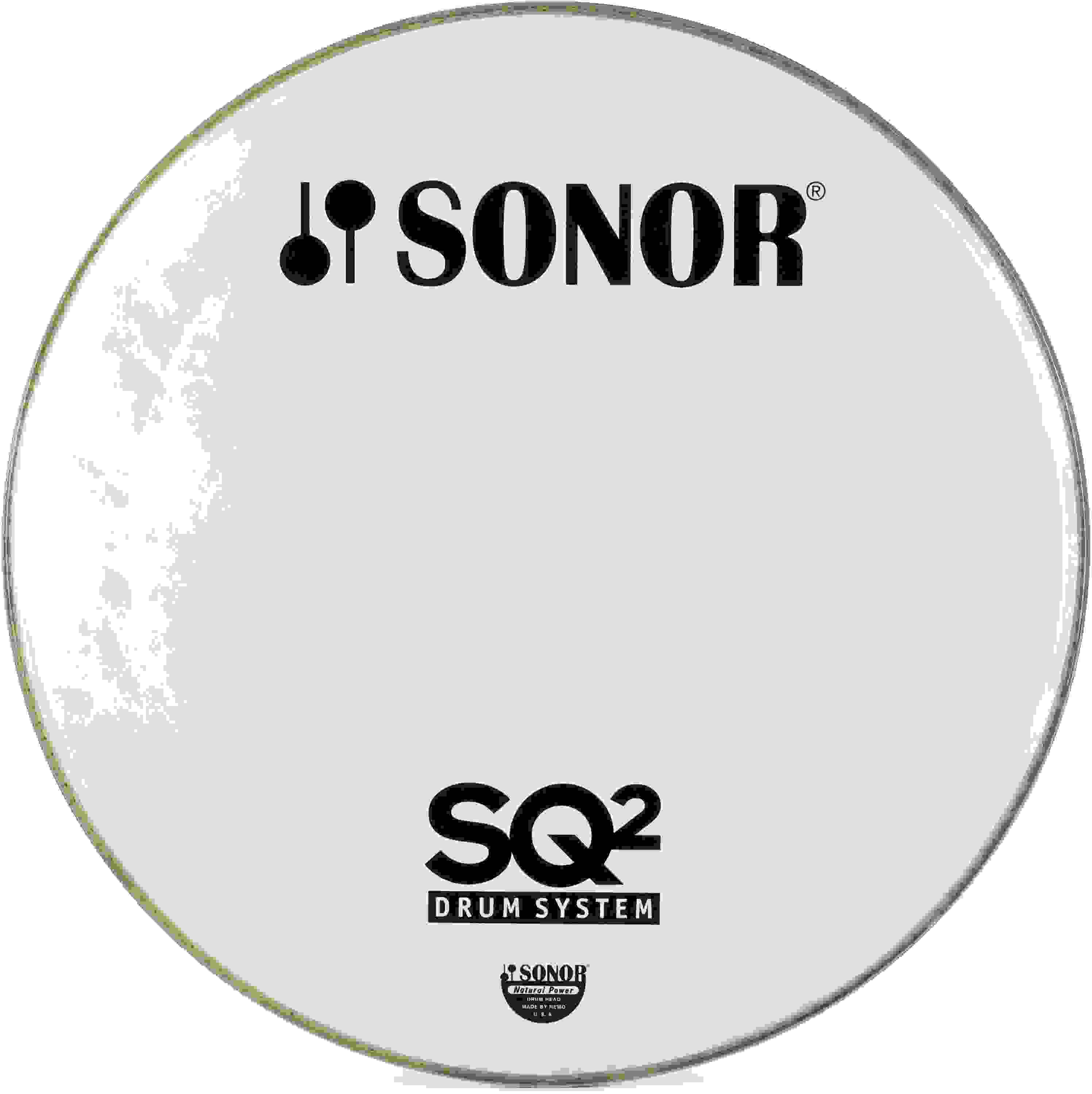Sonor SQ2 Logo Bass Drumhead - 22 inches
