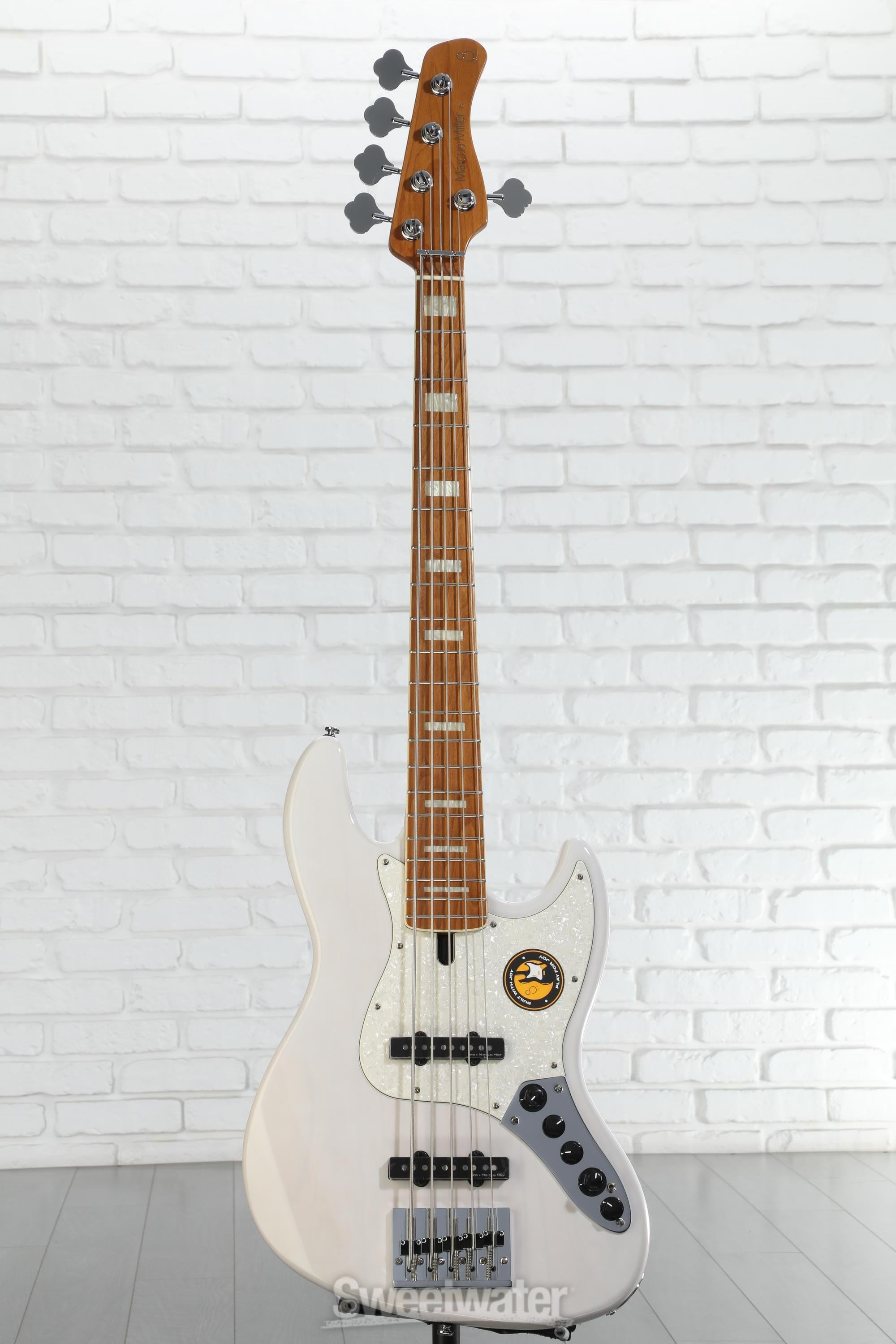 Sire Marcus Miller V8 5-string Electric Bass - White Blonde