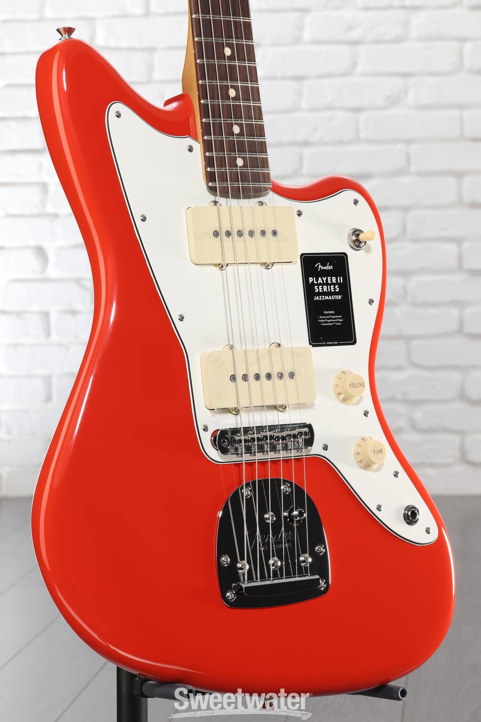 Fender Player II Jazzmaster Electric Guitar - Coral Red | Sweetwater