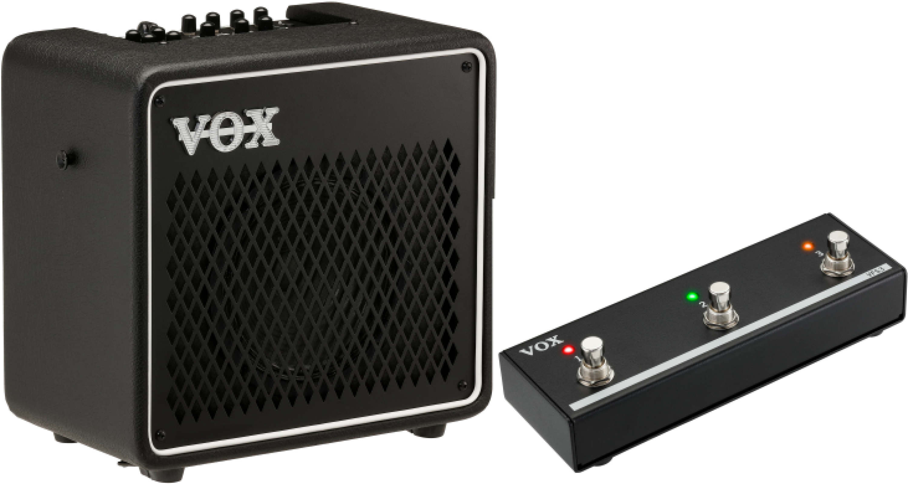 Vox Mini Go 50 Set 50-watt Portable Modeling Amp with Footswitch |  Sweetwater