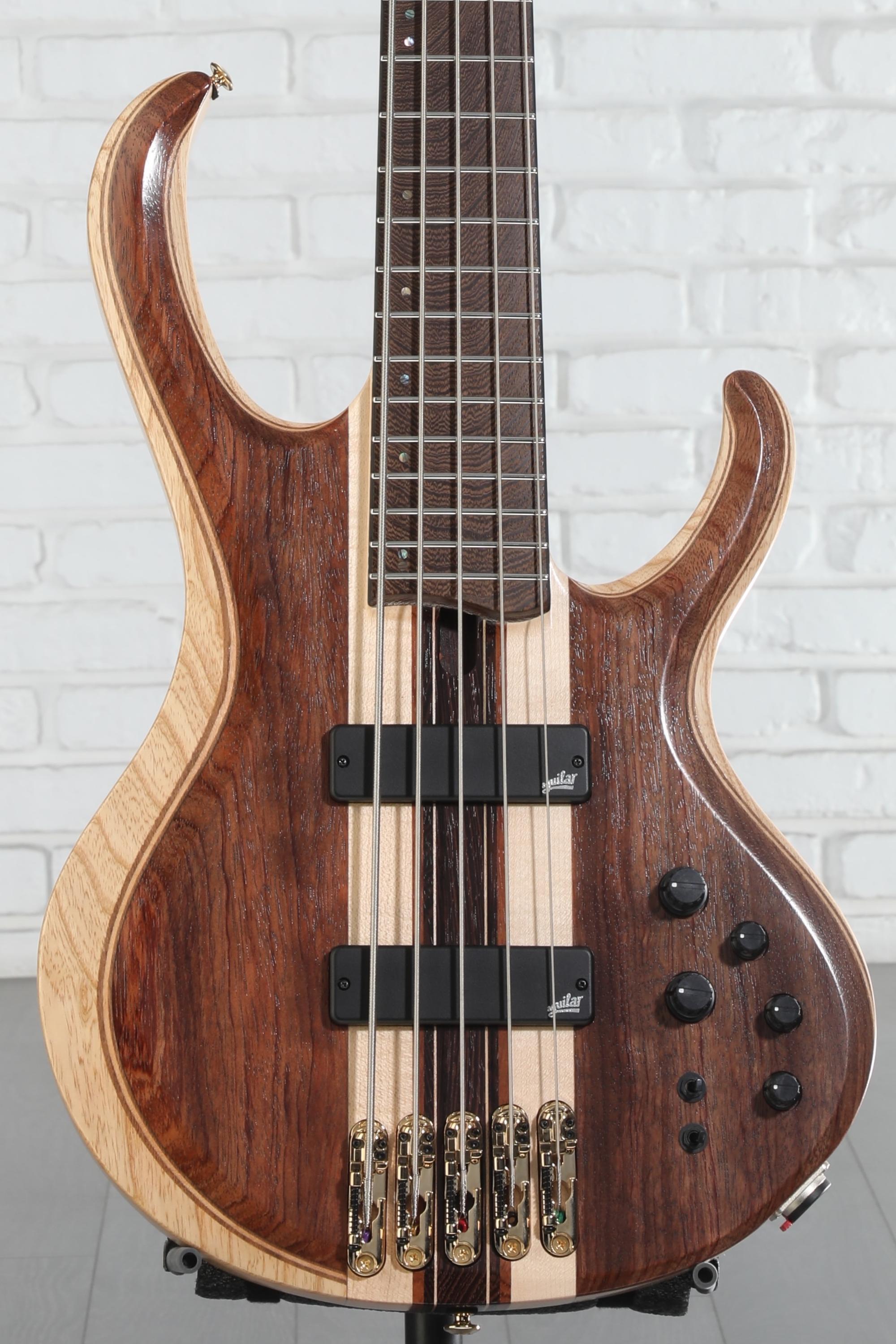 Ibanez Premium BTB1835 Bass Guitar - Natural Shadow Low Gloss