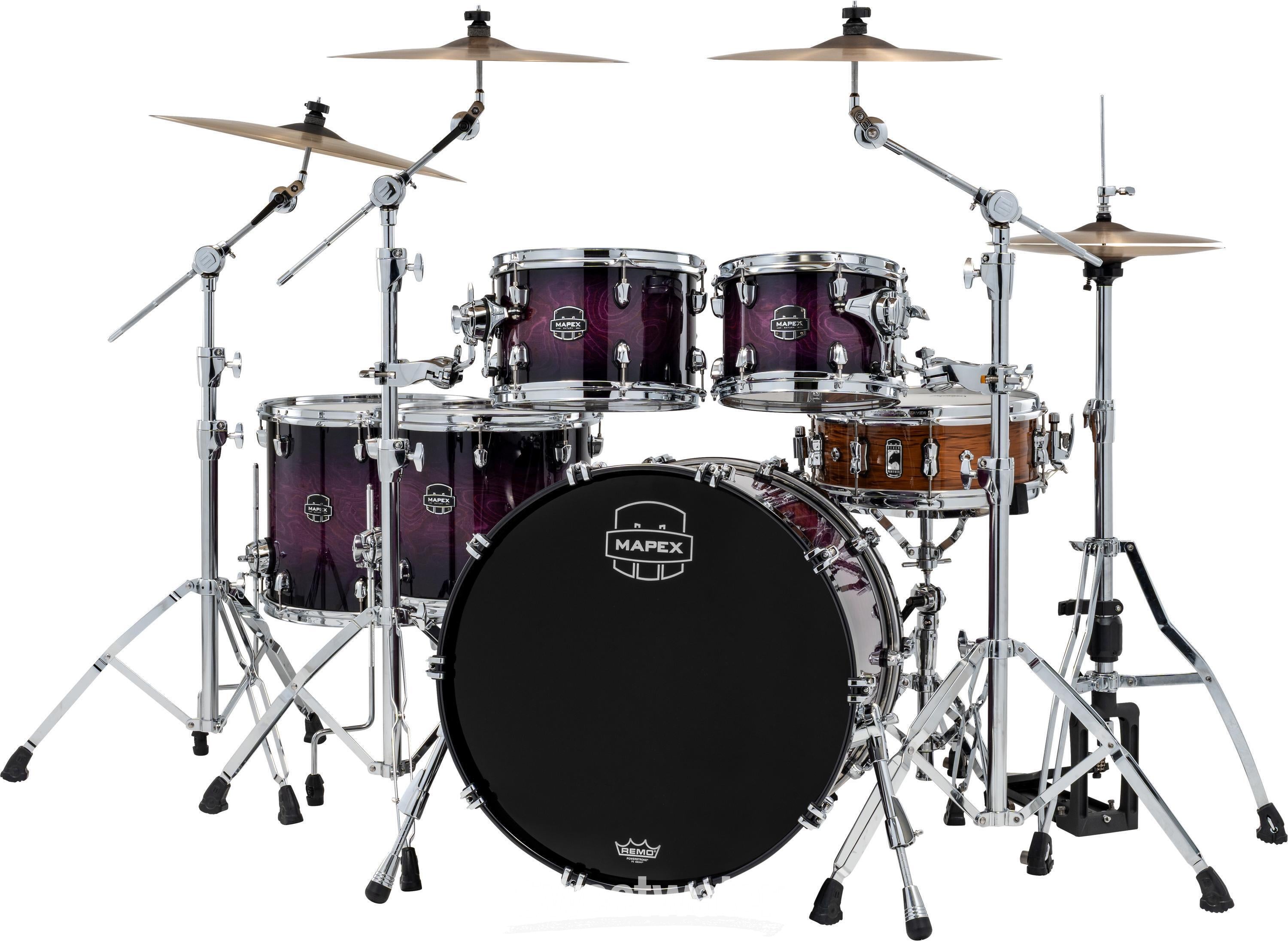 Mapex Saturn VI Studioease 5-piece Shell Pack - Royal Purple Burst