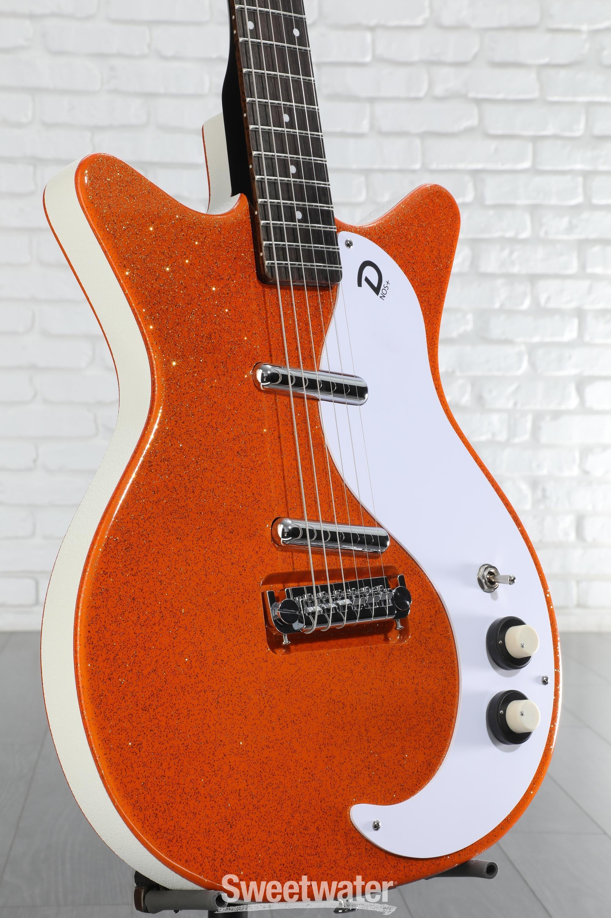 Danelectro '59M NOS+ Electric Guitar - Orange Metalflake