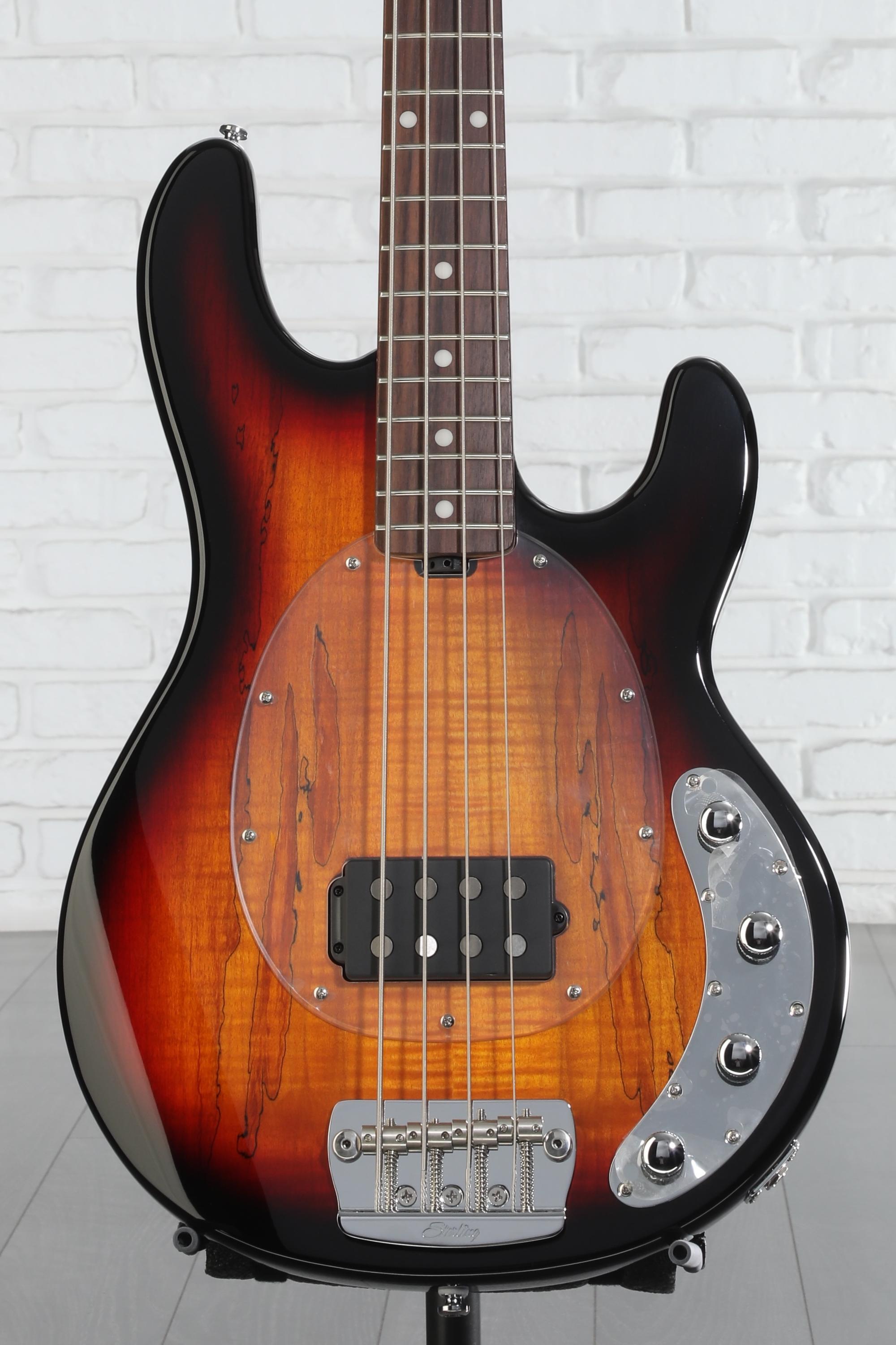 Sterling by MUSICMAN Ray34FM チェリーサンバースト Amazon.com: Sterling By Music Man StingRay RAY34 Bass Guitar - 3