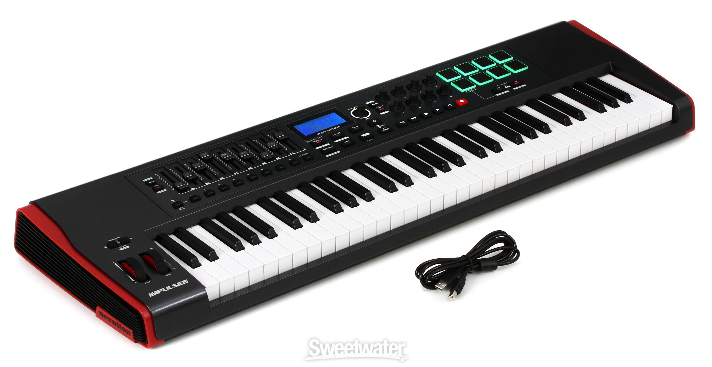 Novation Impulse 61 61-key Keyboard Controller | Sweetwater