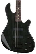 Photo of Lakland Skyline 44-OS Offset Bass Guitar - Trans Black with Rosewood Fingerboard