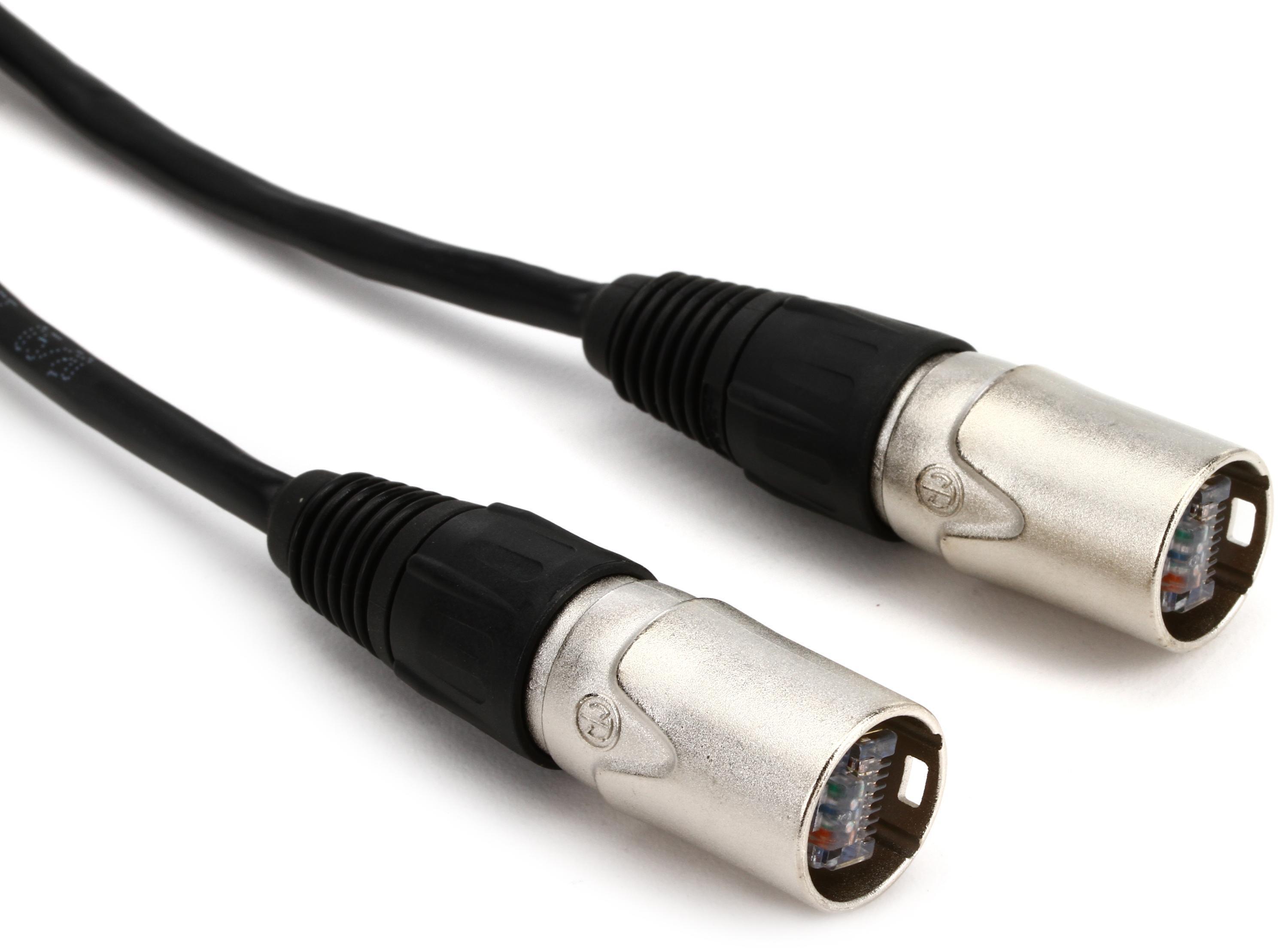 Bundled Item: Pro Co C270201-25F Shielded Cat 5e Cable with etherCON Connectors - 25 foot