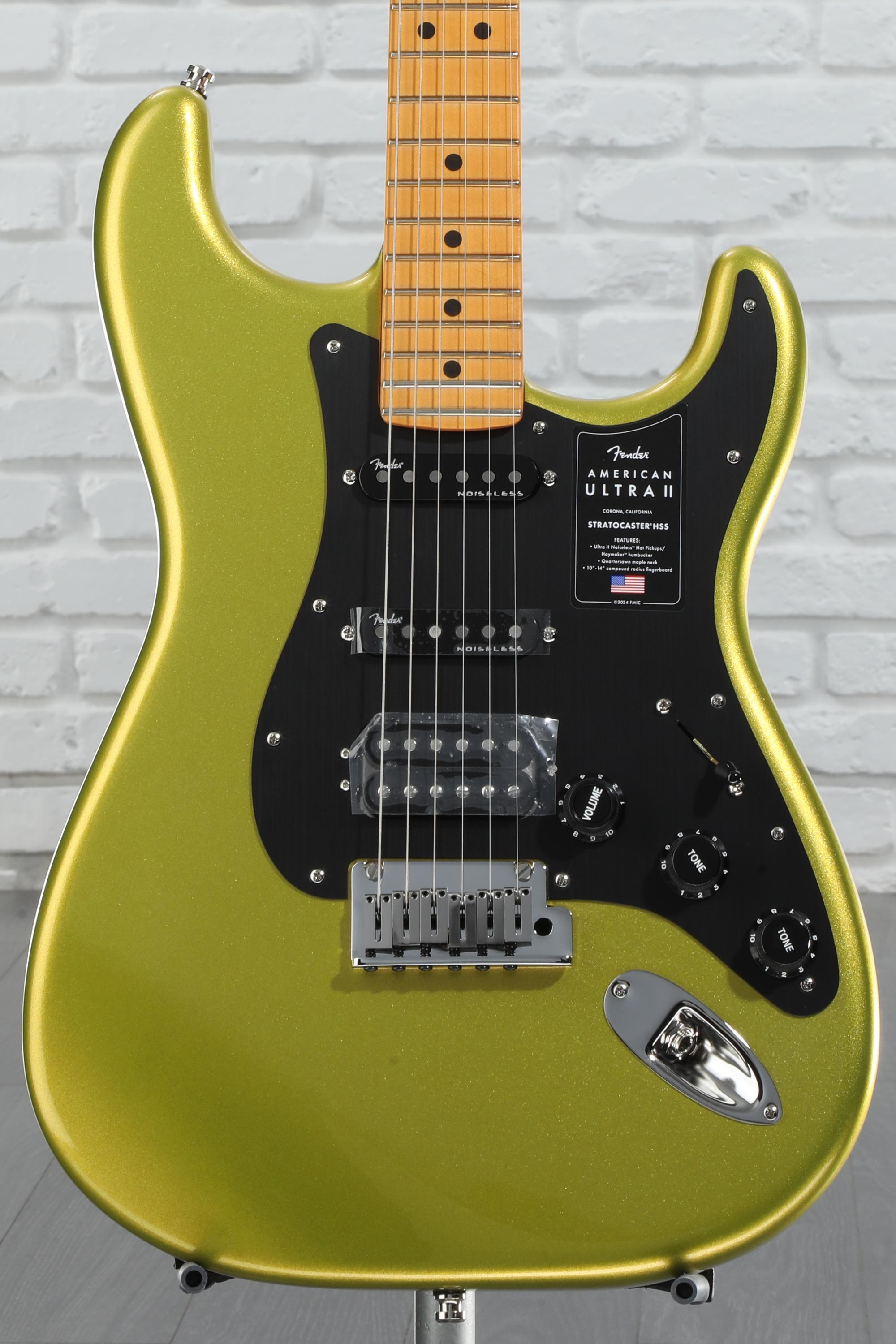 Fender American Ultra II Stratocaster HSS Electric Guitar - Solar