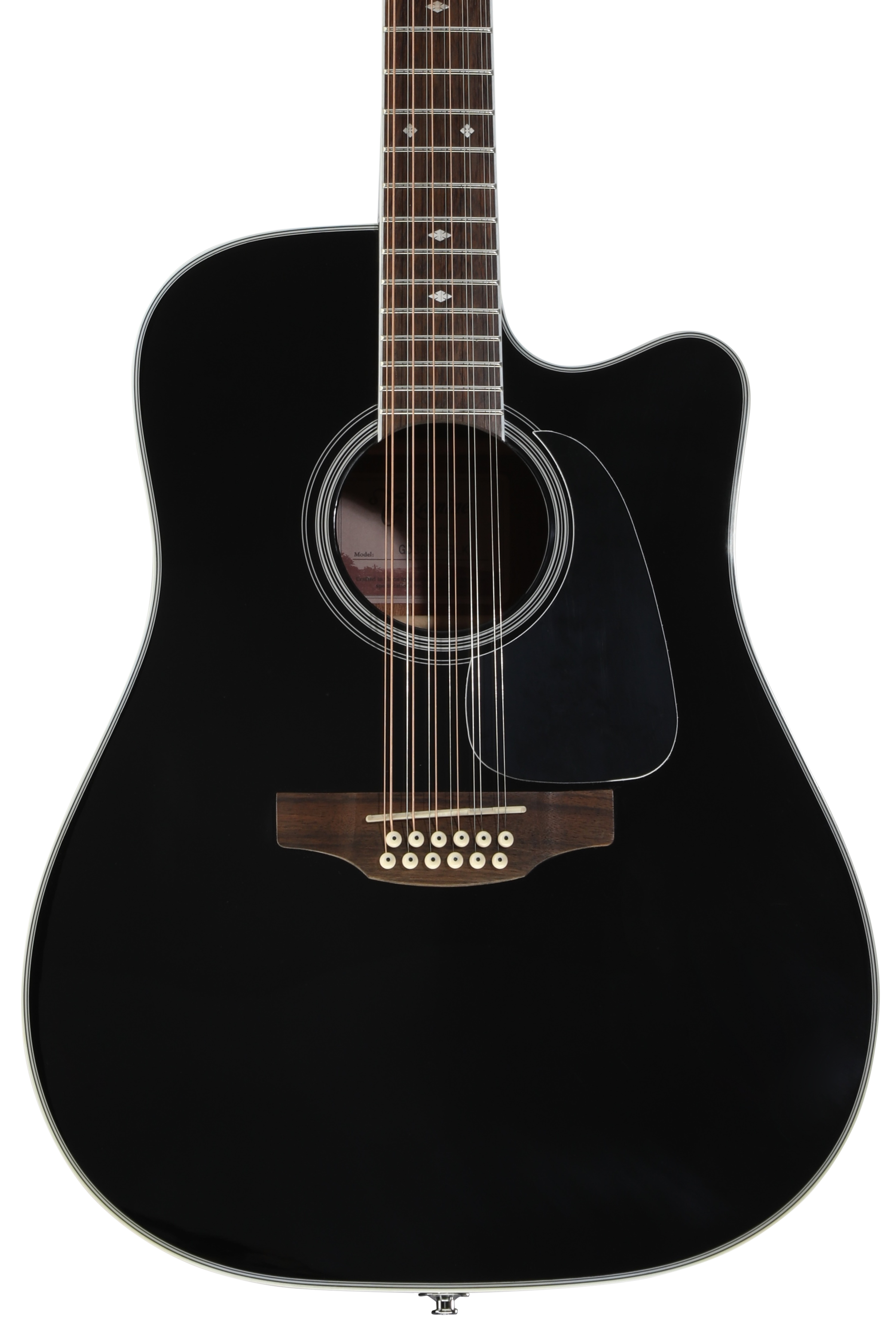 Takamine GD-38CE 12-string Acoustic-electric Guitar - Black