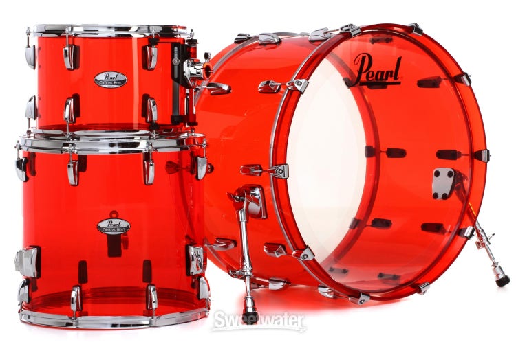 Pearl Crystal Beat Shell Pack 3-pc - Ruby Red