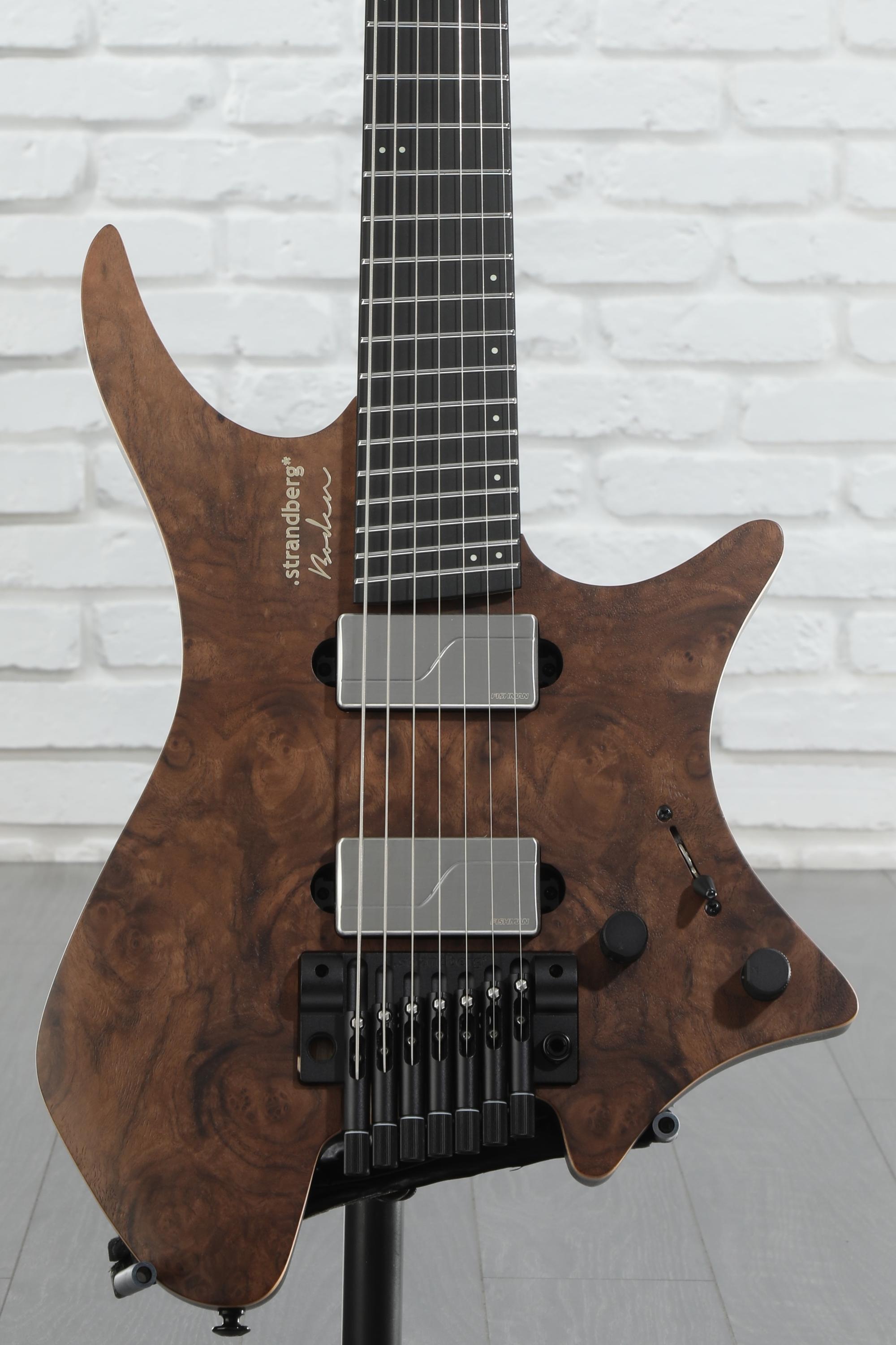 Strandberg Boden Prog NX 7 Electric Guitar - Natural Walnut
