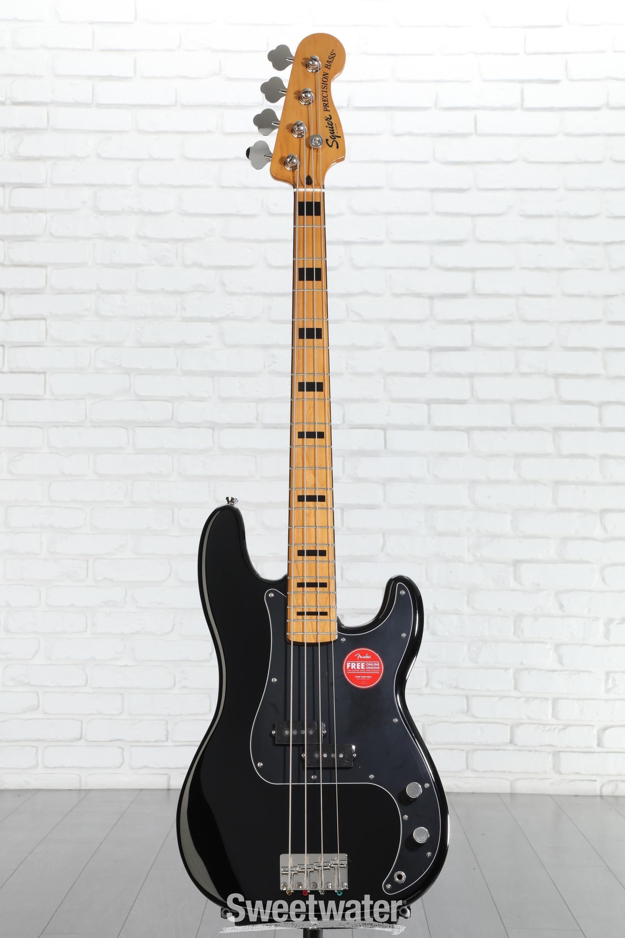 Squier Classic Vibe '70s Precision Bass - Black | Sweetwater