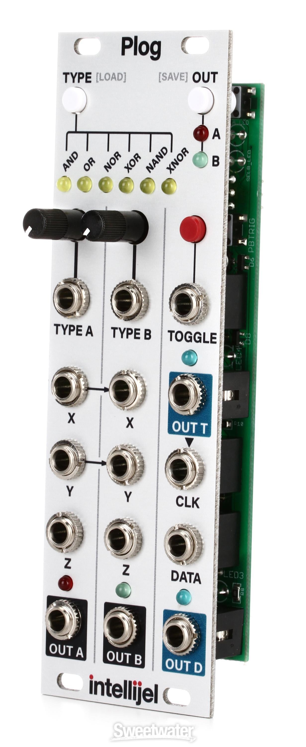 Intellijel Plog Eurorack Dual Programmable Logic Module | Sweetwater