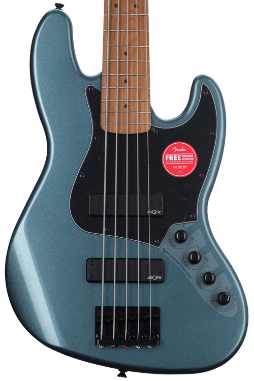 Squier Contemporary Active Jazz Bass HH V - Gunmetal Metallic