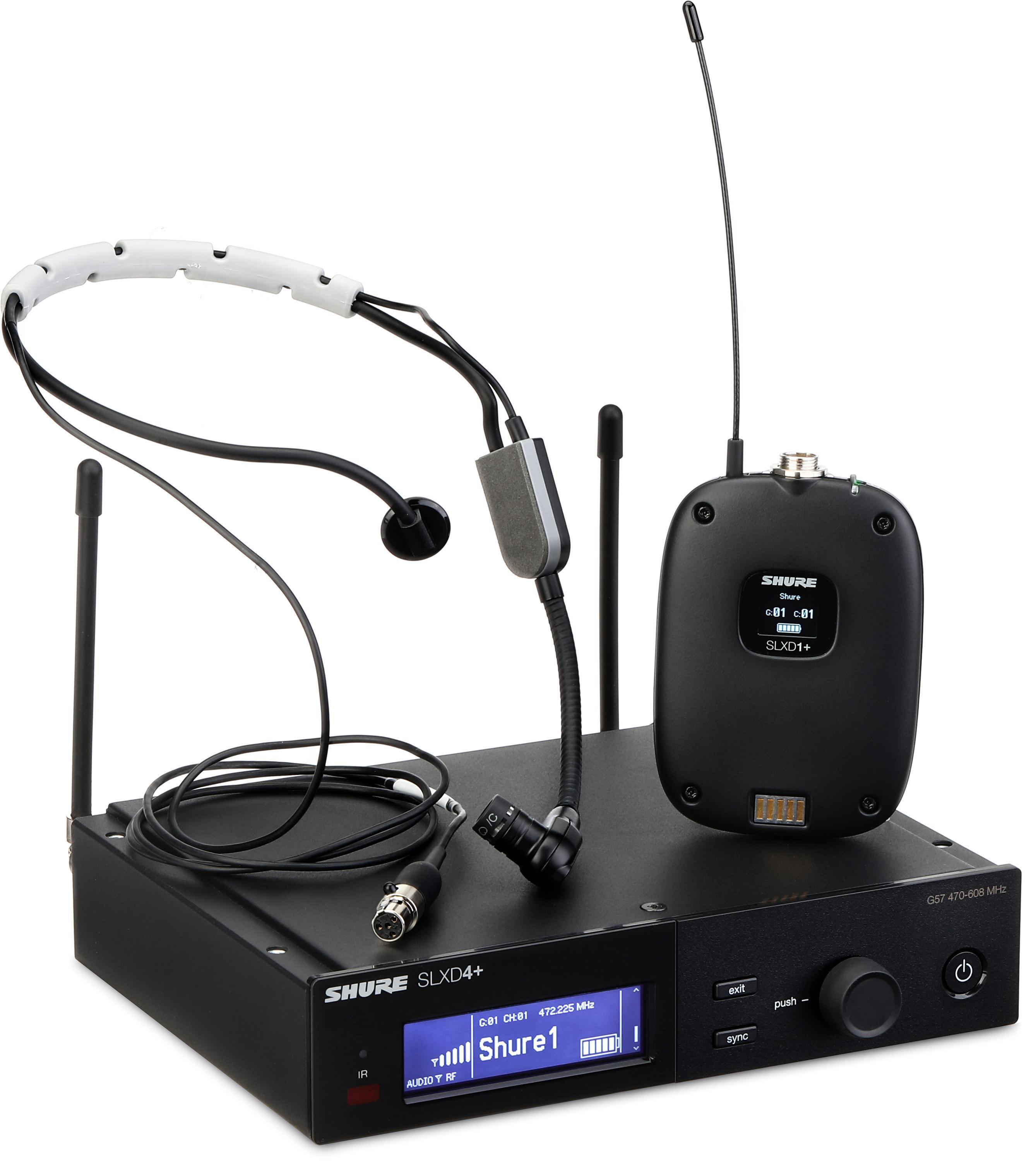 Photo of Shure SLXD14+/SM35 Wireless Headset Microphone System - G57 Band