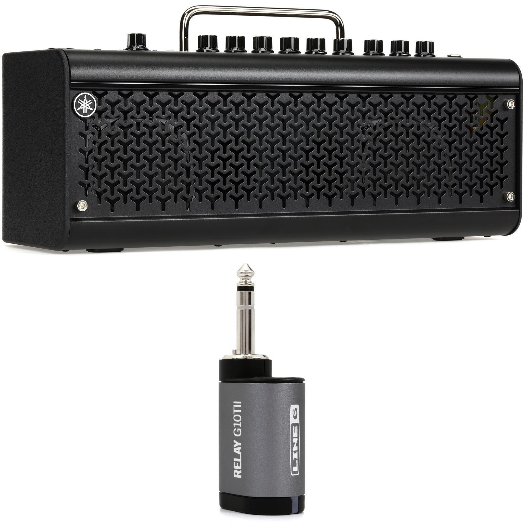 Yamaha THR30 II Wireless 30-watt Modeling Combo Amp and Line 6 Relay G10II  Transmitter - Black
