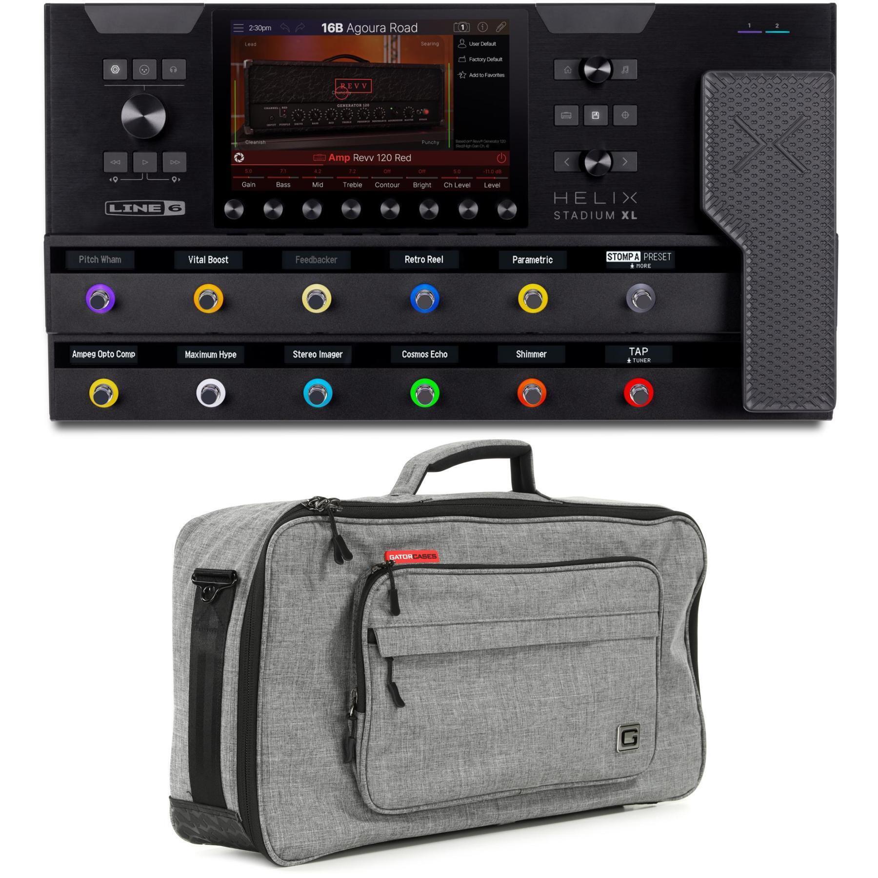 Line 6 Helix Stadium XL Amp Modeler and FX Processor with Gig Bag