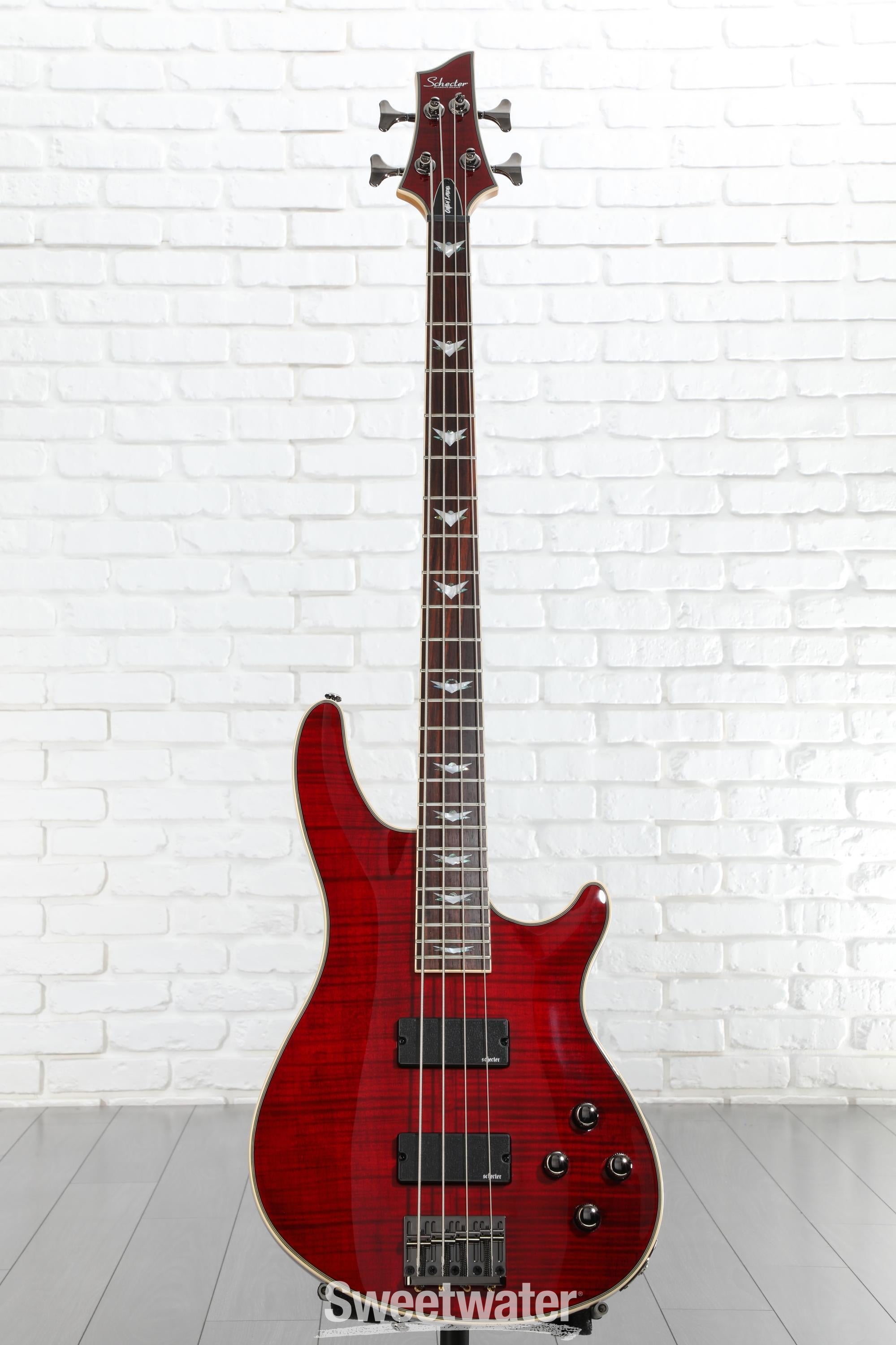 Schecter Omen Extreme-4 Bass Guitar - Black Cherry | Sweetwater