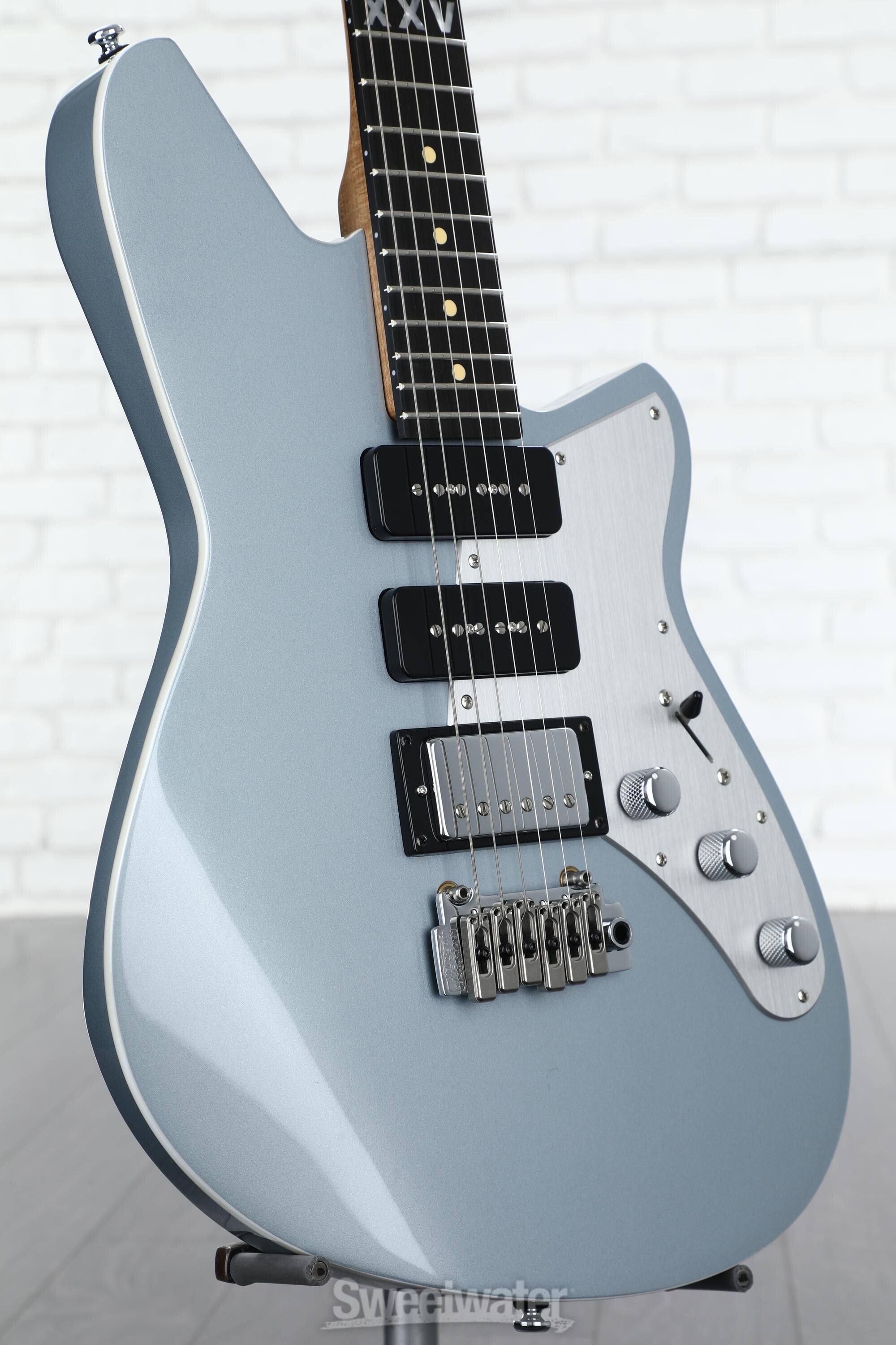 Reverend Six Gun HPP 25th Anniversary Electric Guitar - Silver