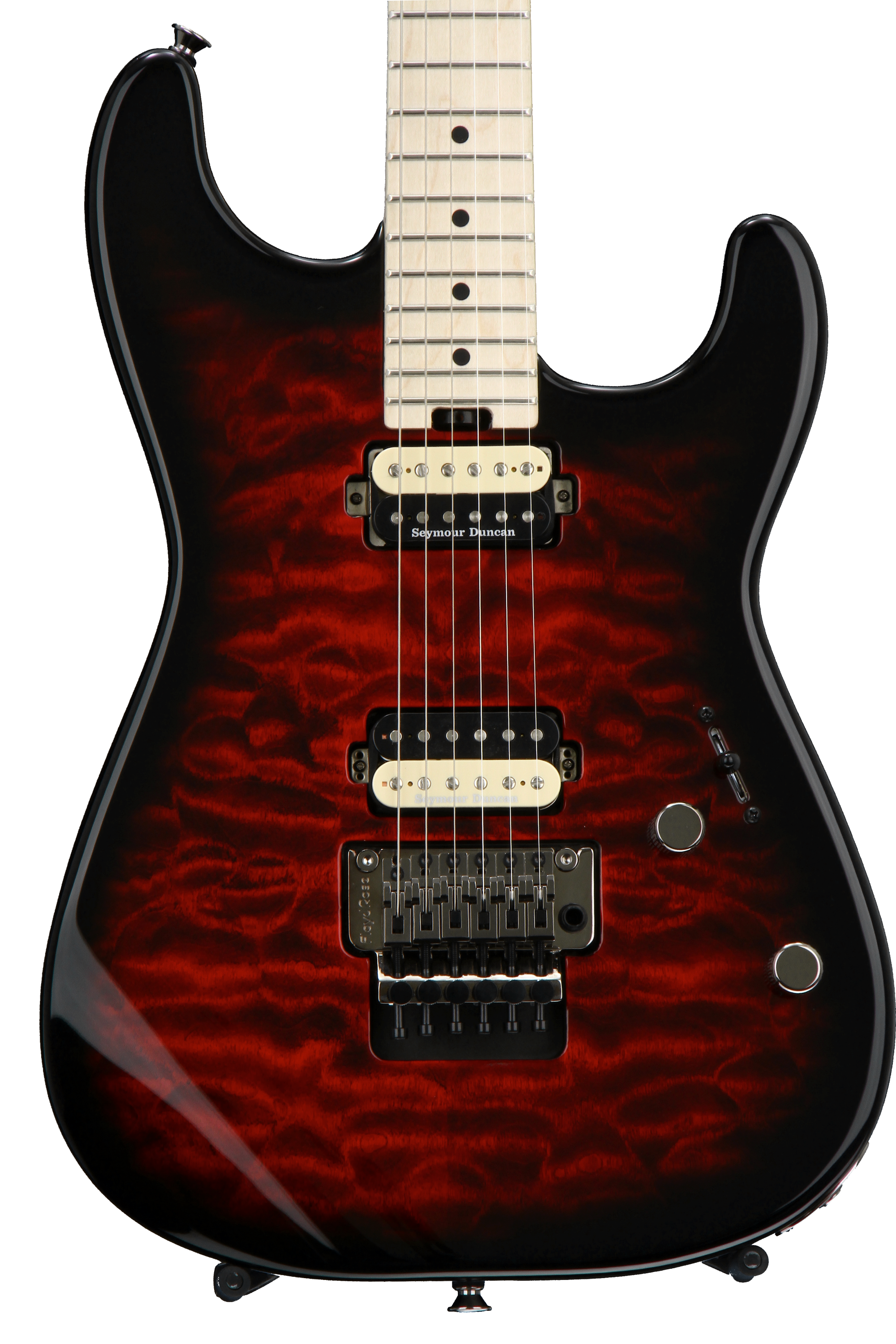 【希少】Charvel / Pro-Mod San Dimas FR レフティ Charvel Pro-Mod San Dimas Style 1 HH FR M QM Transparent Red