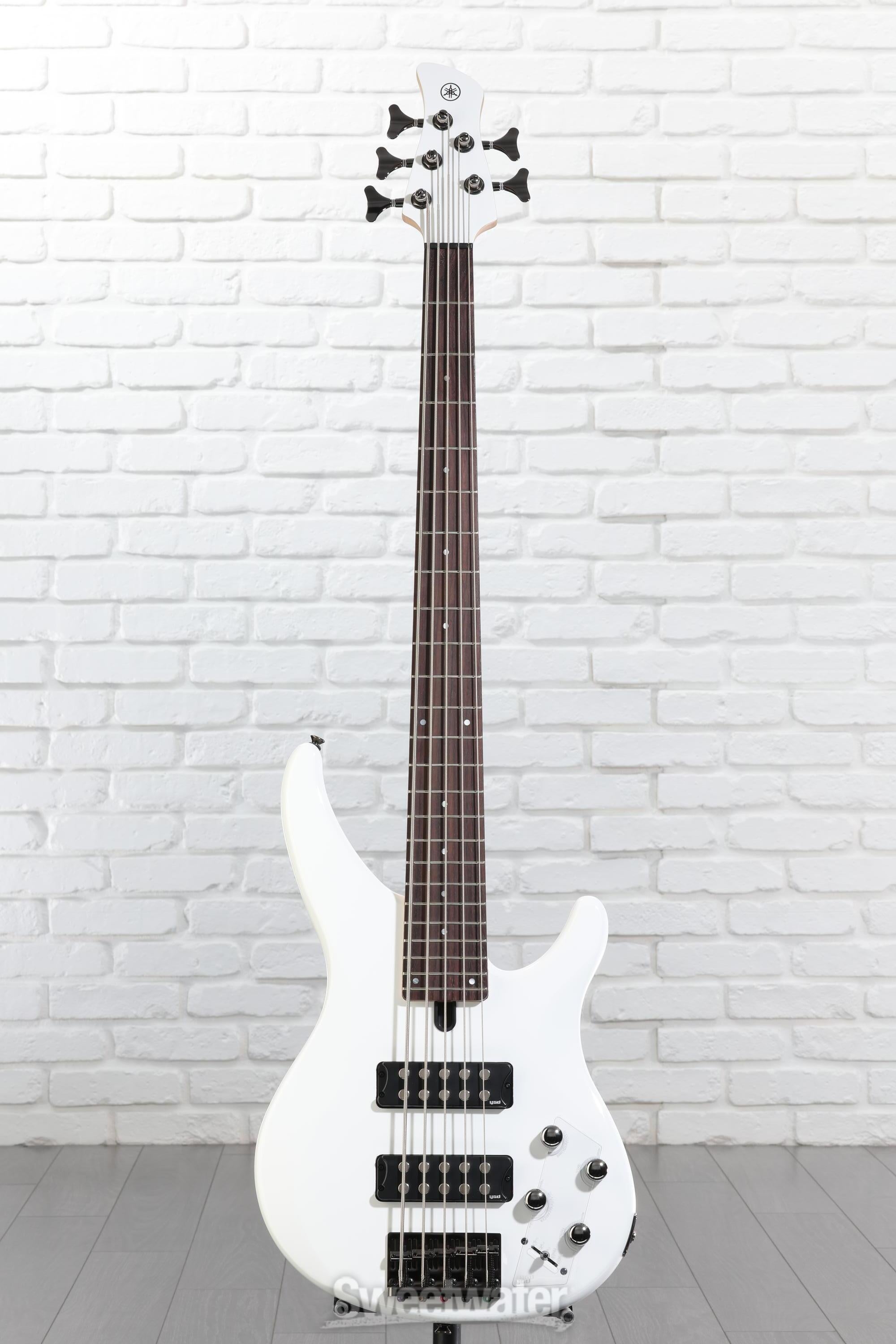 Yamaha TRBX305 5-string Bass Guitar - White | Sweetwater