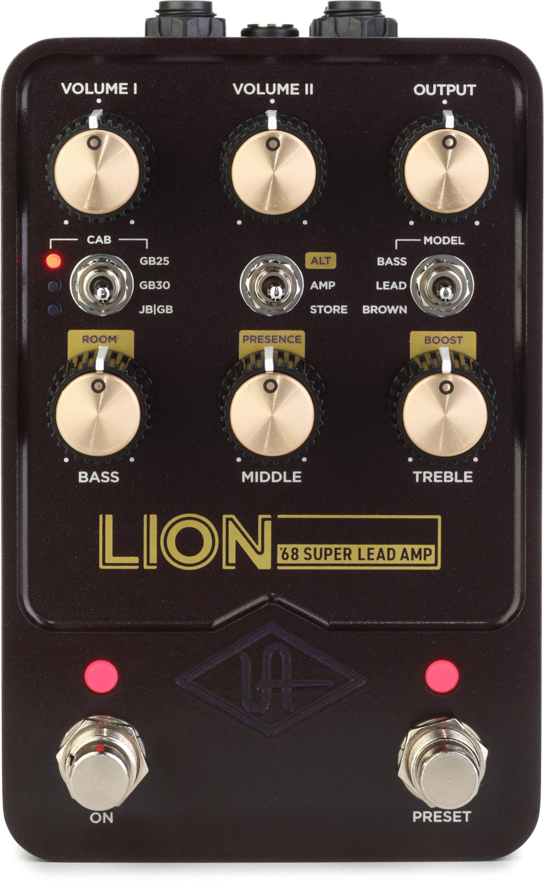 Universal Audio UAFX Lion '68 Super Lead Amp Pedal | Sweetwater