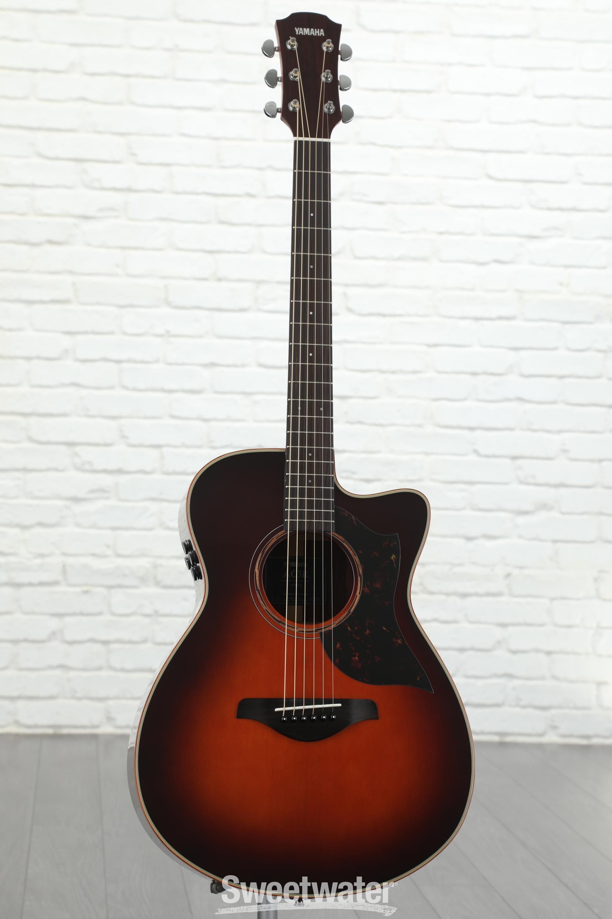 Yamaha AC3R ARE Concert Cutaway Acoustic-electric Guitar - Tobacco