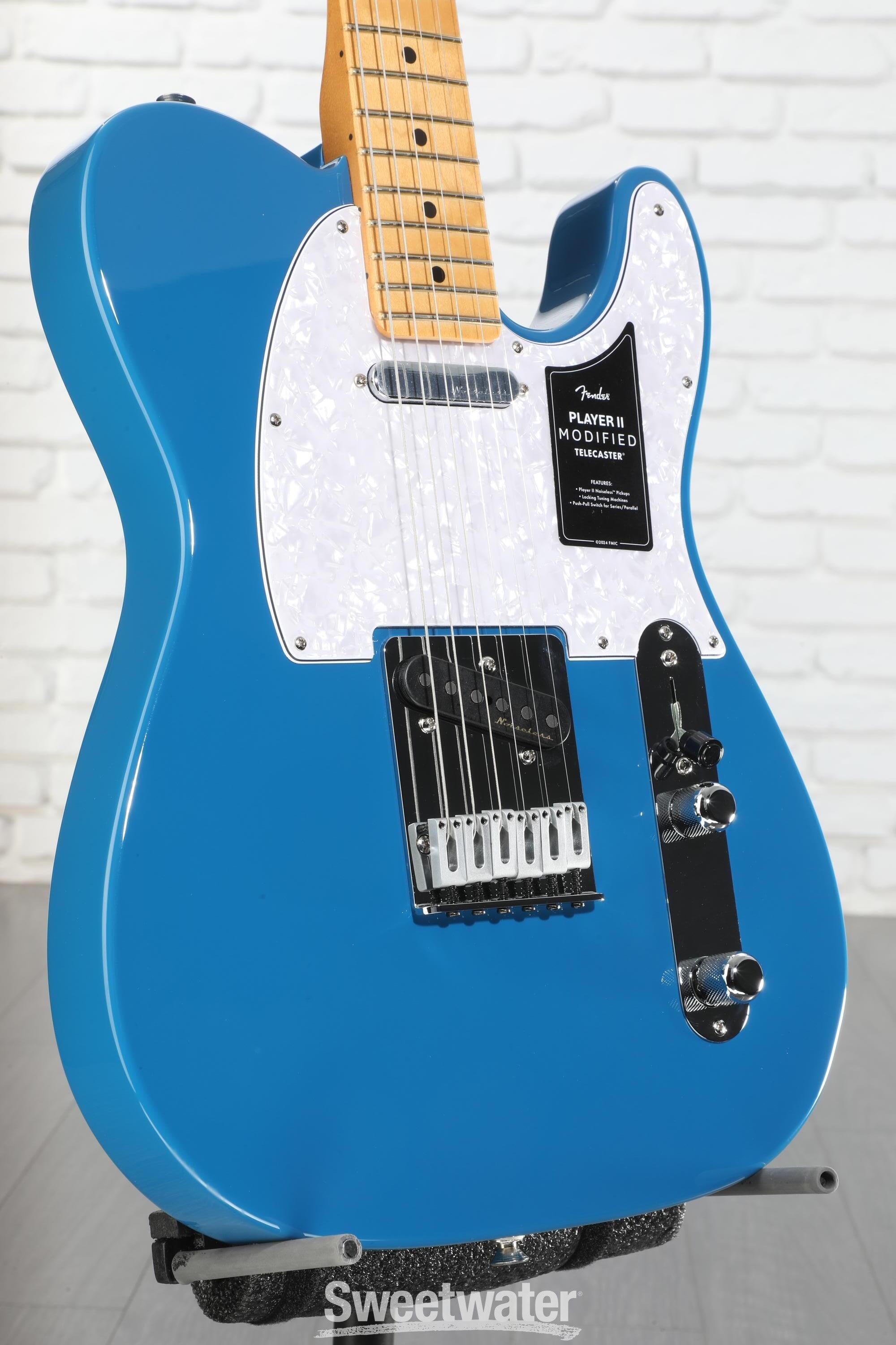 Fender Player II Modified Telecaster Electric Guitar - Electric Blue, Maple Fingerboard