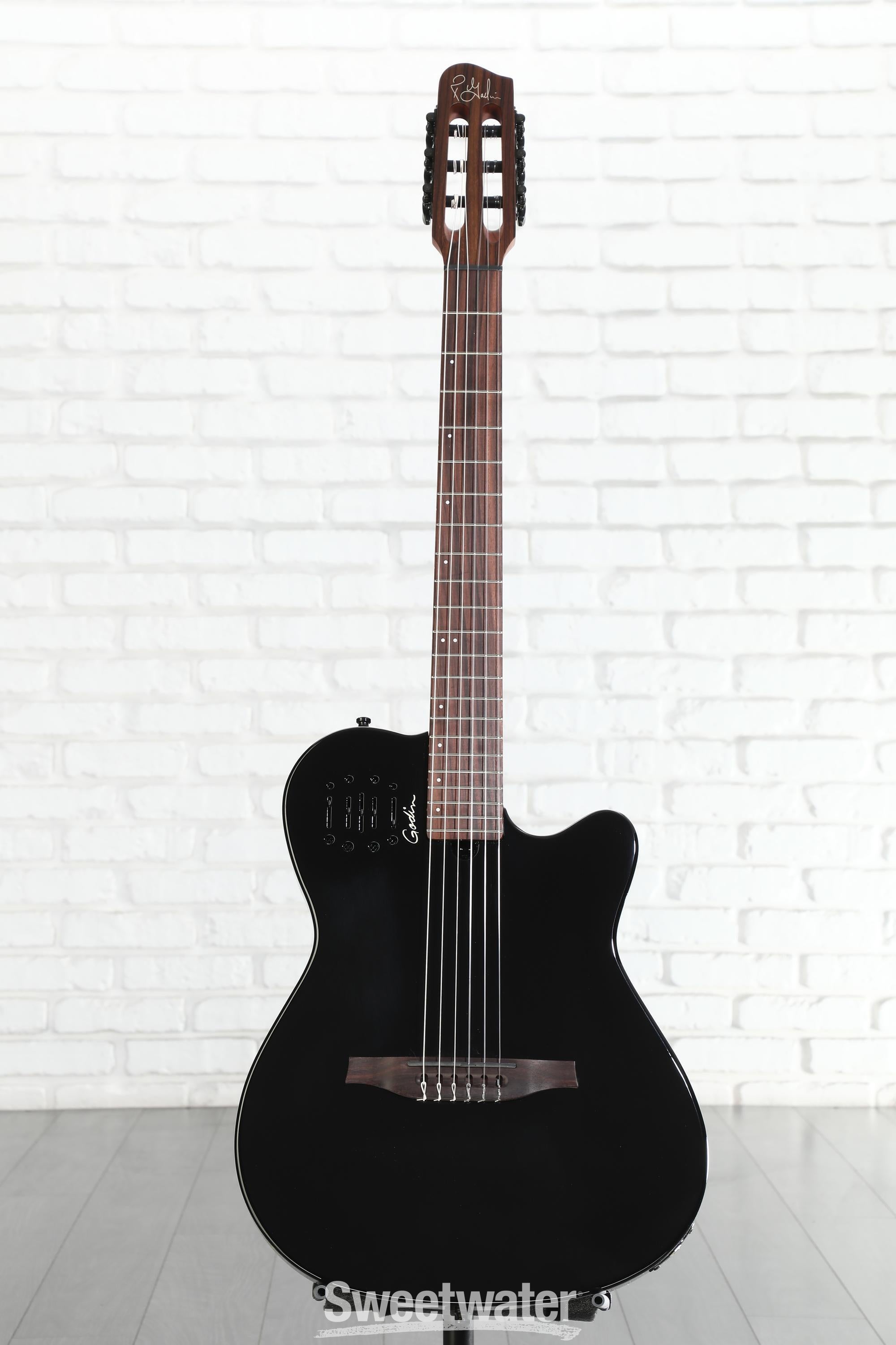 Godin Multiac Mundial Nylon Acoustic-electric Guitar - Onyx Black
