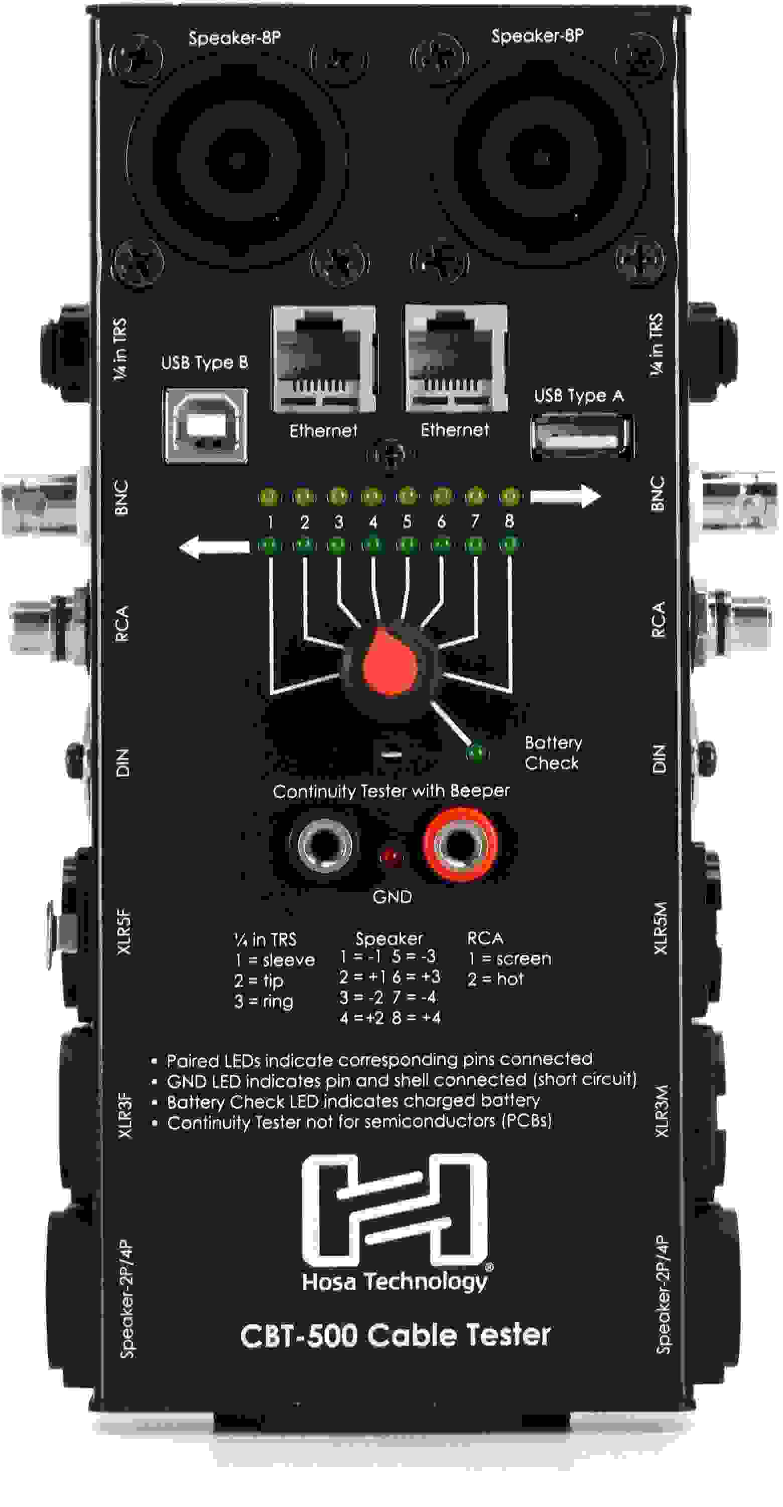 Hosa CBT-500 Audio Cable Tester