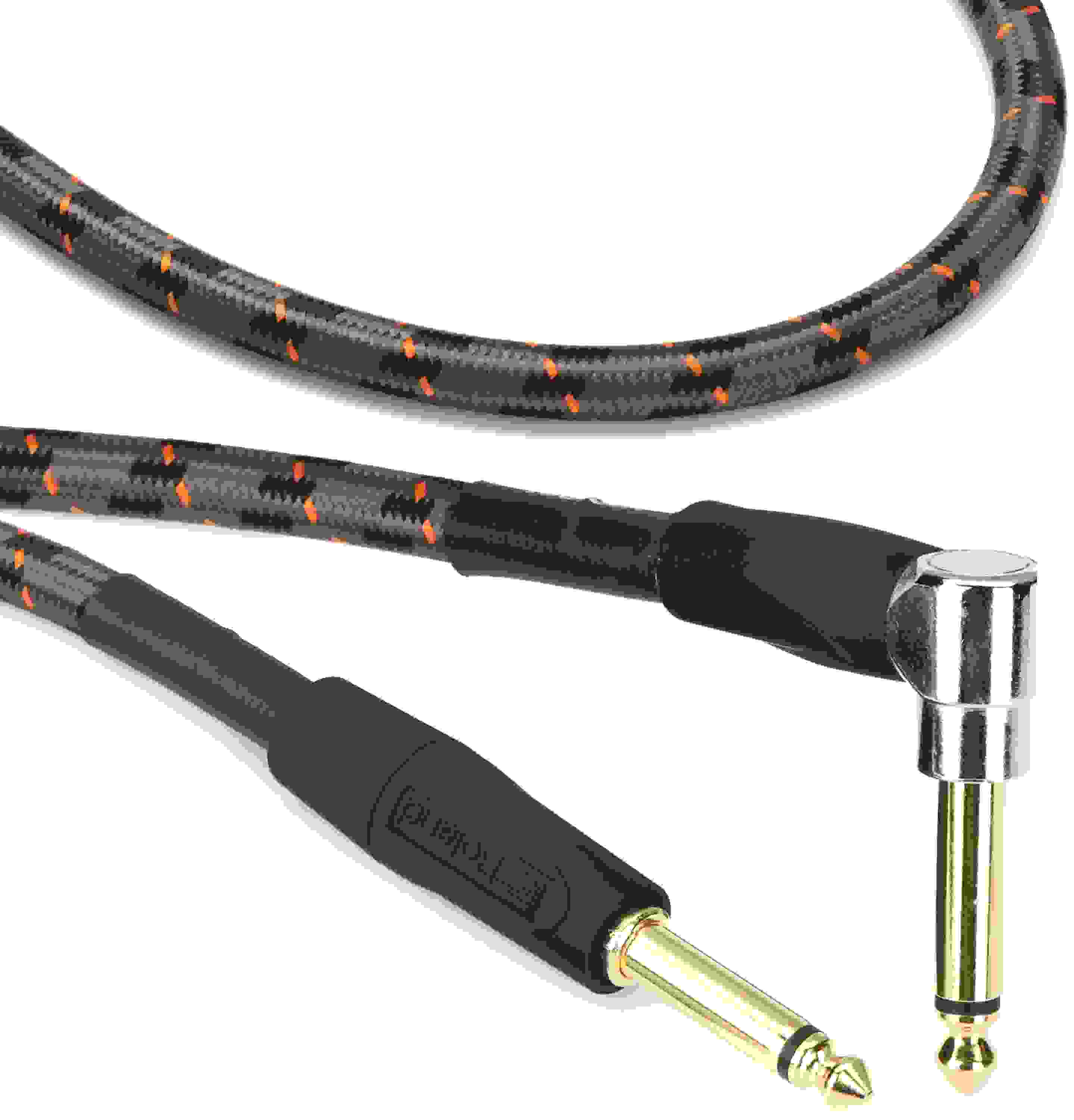 Roland RIC-G5A Gold Series Straight to Right Angle Instrument Cable - 5 foot