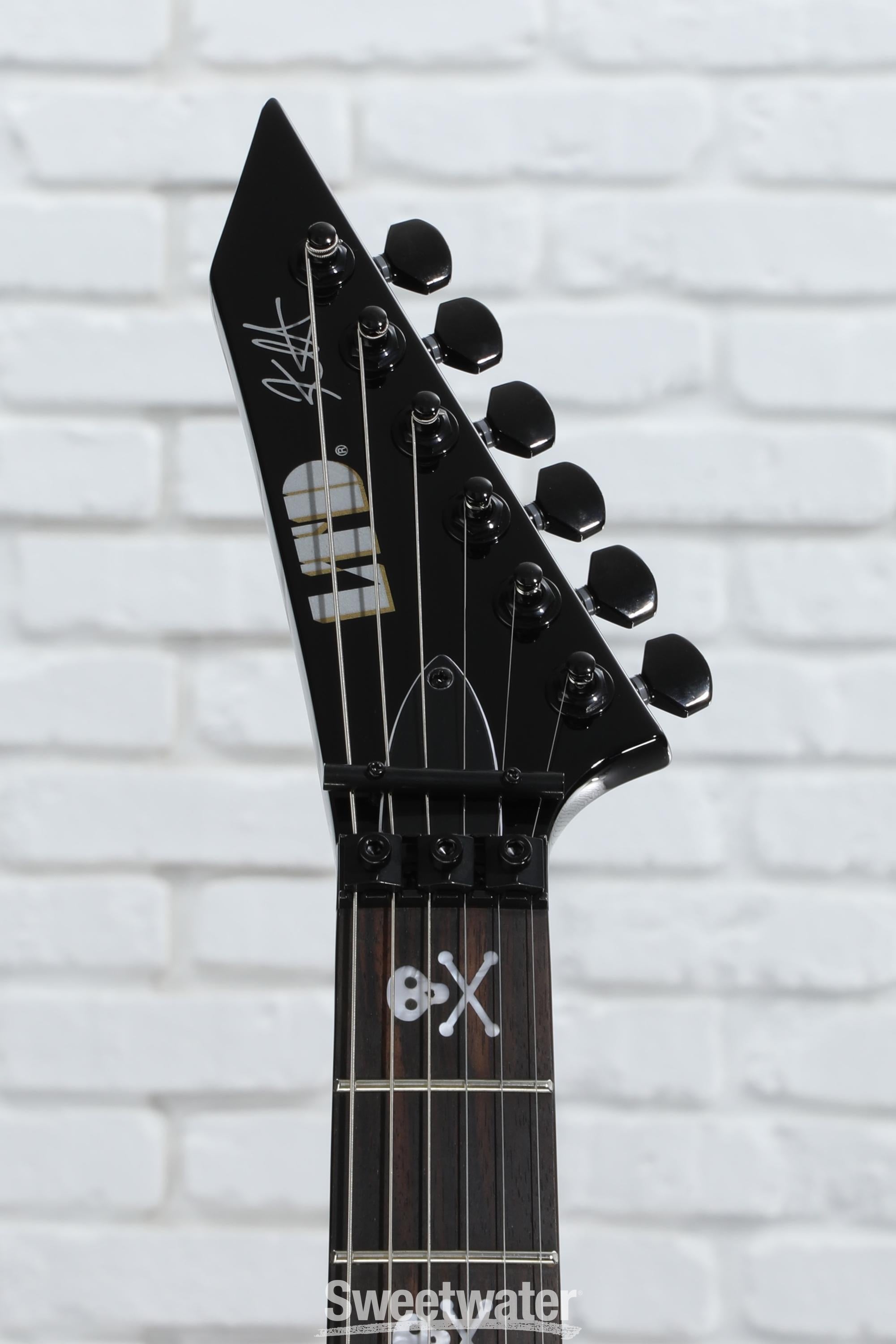 LTD KH-602 Black エレキギター ソフトケース付き ESP LTD KH-602 Kirk Hammett Signature Electric Guitar w