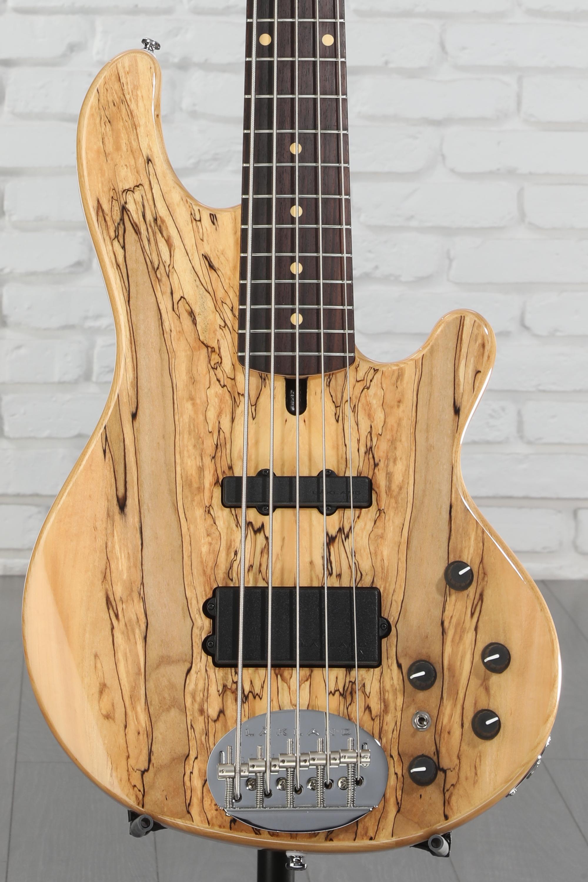 ベース Lakland Skyline Japan Series 5-String Lakland Skyline 55-OS 5-String Bass - Trans Purple