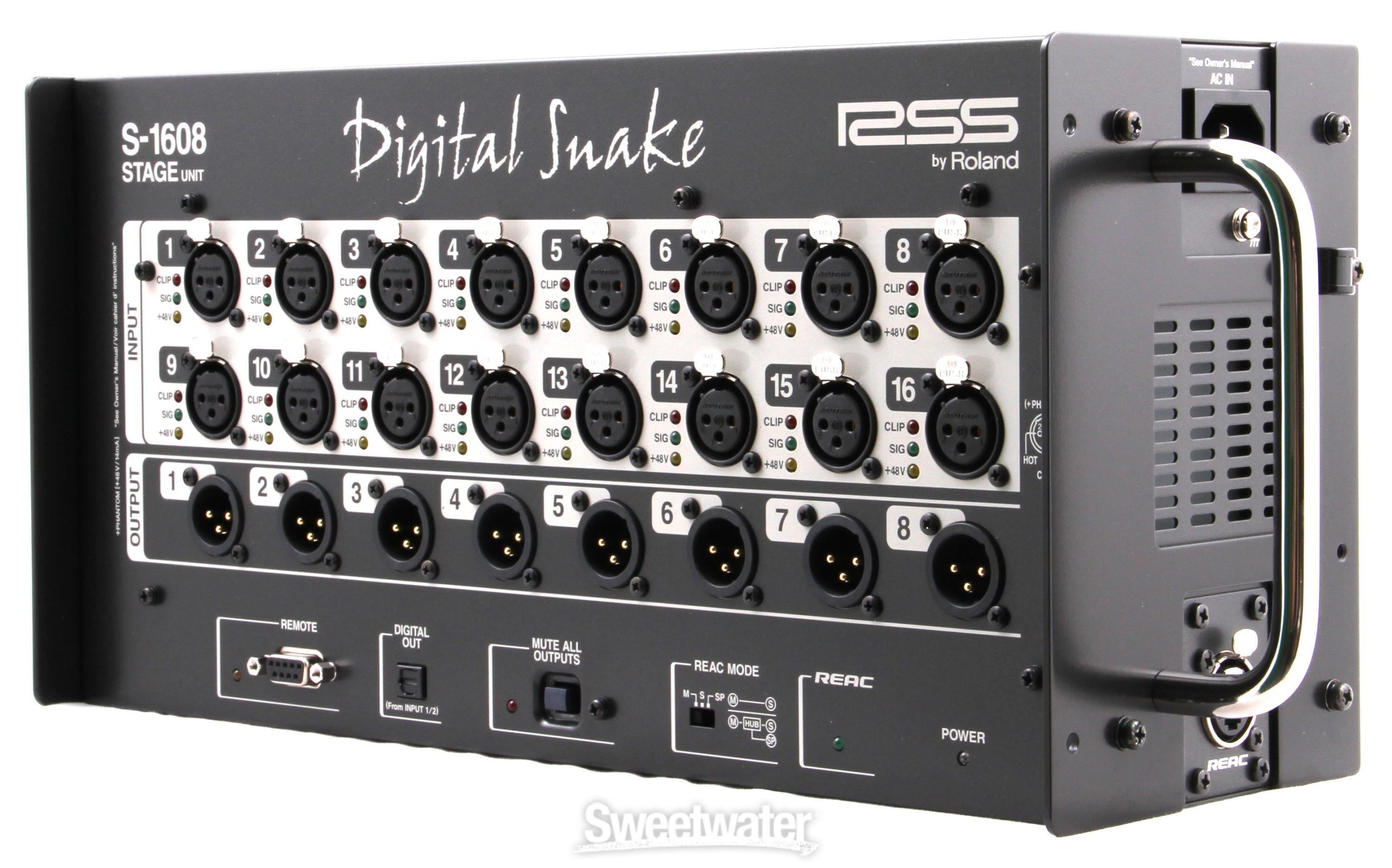 ROLAND Digital Snake S-1608 - オーディオ機器