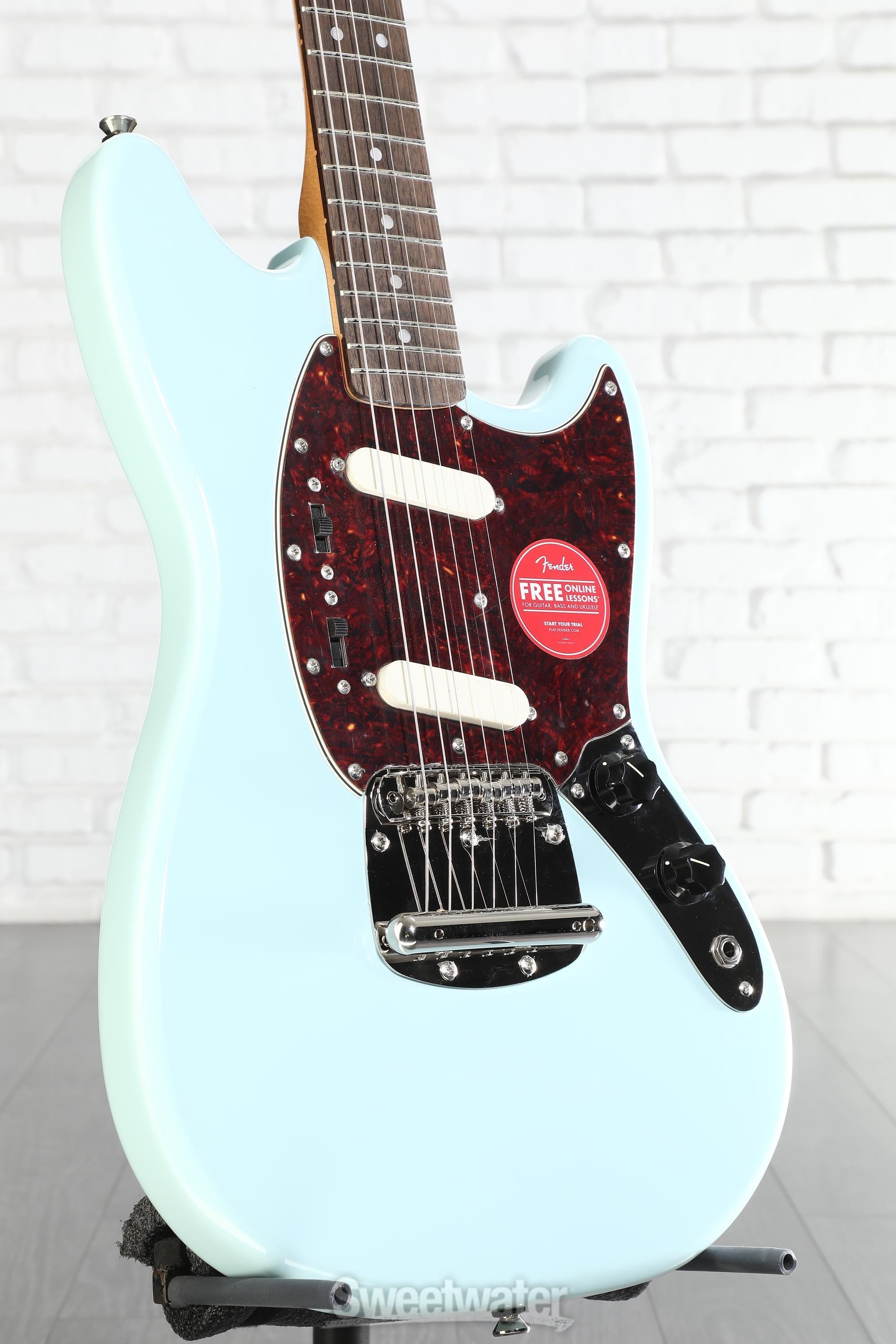 ギター Squier Mustang Squier Classic Vibe '60s Mustang Electric Guitar - Sonic Blue