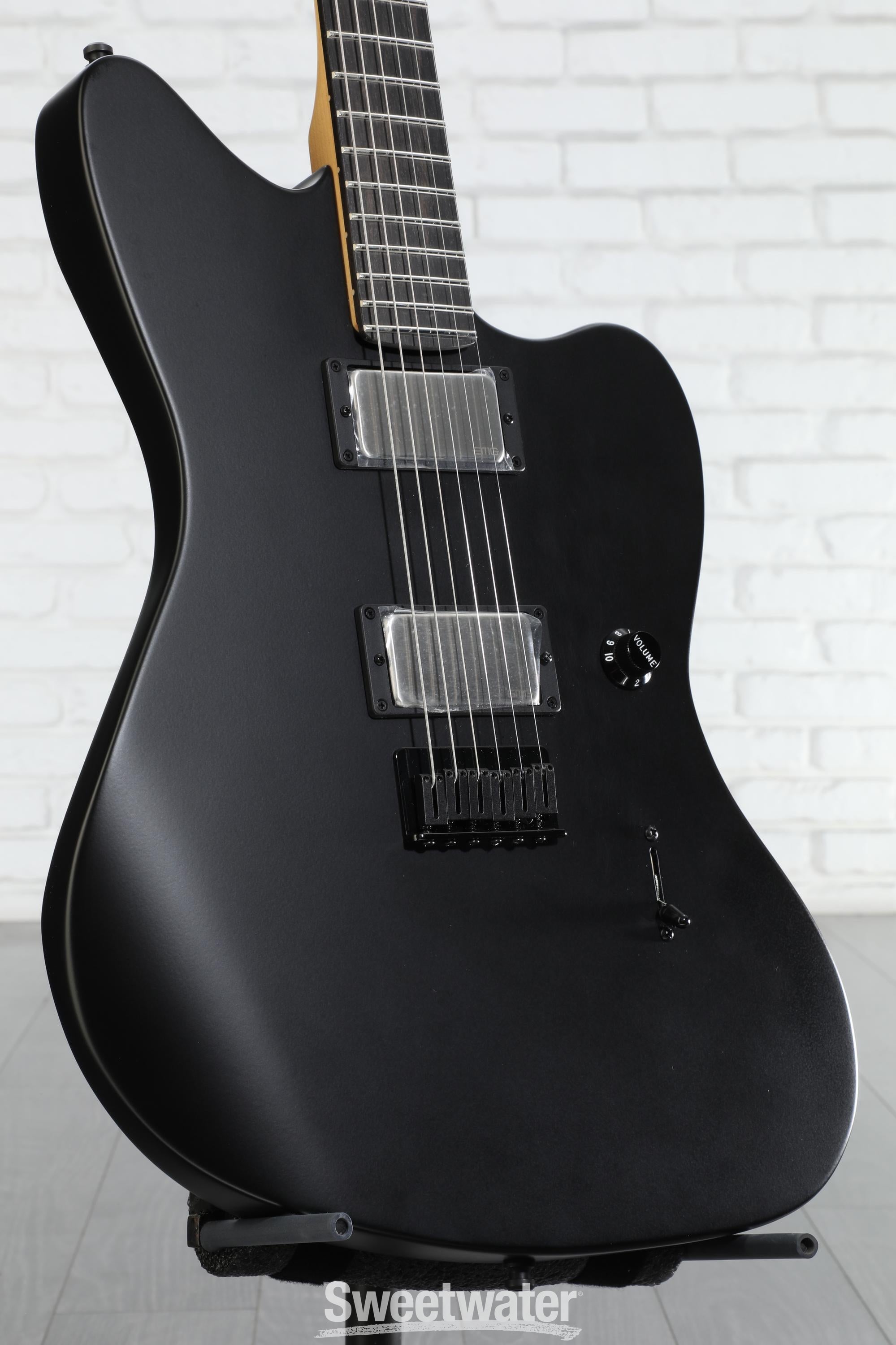 Fender Jim Root Jazzmaster - Flat Black with Ebony Fingerboard