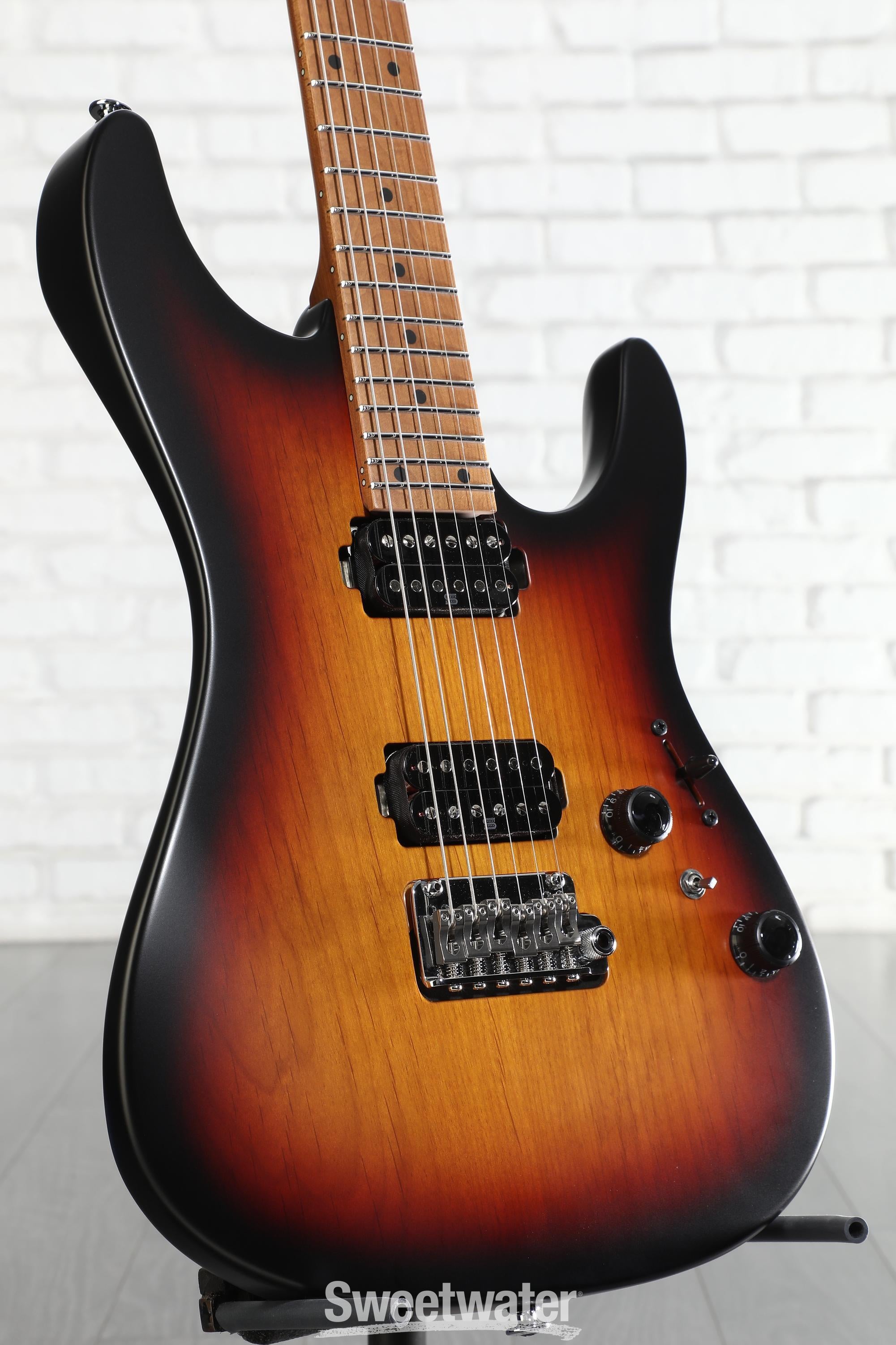 Ibanez Prestige AZ2402 Electric Guitar - Tri Burst Fade Flat