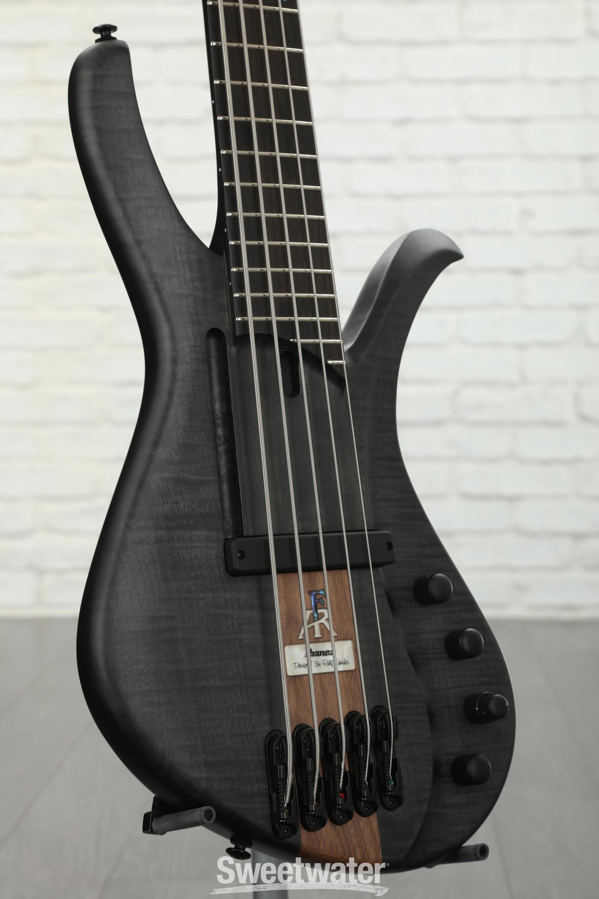 Ibanez AFR5FMP Bass Guitar - Transparent Gray Flat | Sweetwater