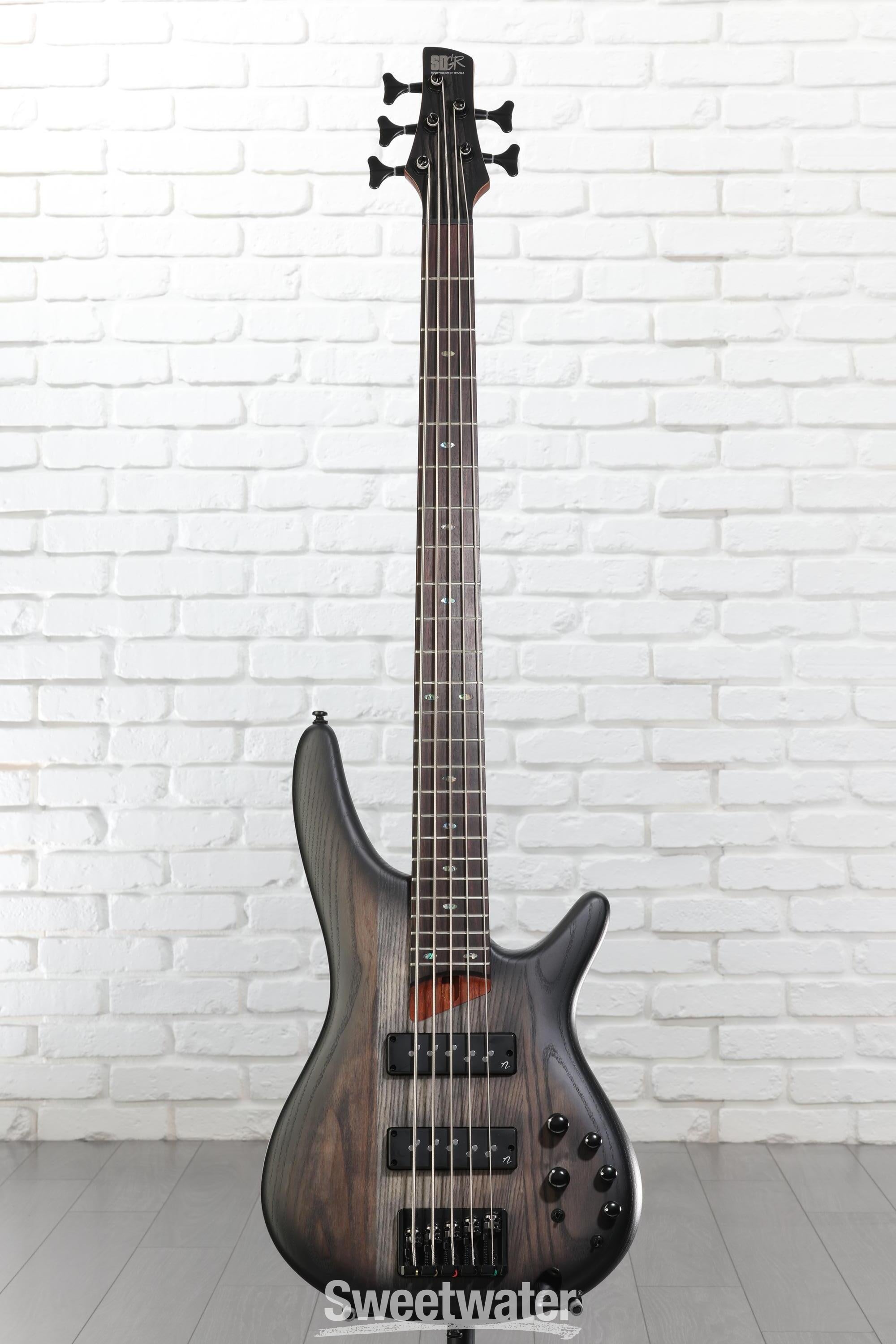 Ibanez Standard SR605E Bass Guitar - Black Stained Burst | Sweetwater
