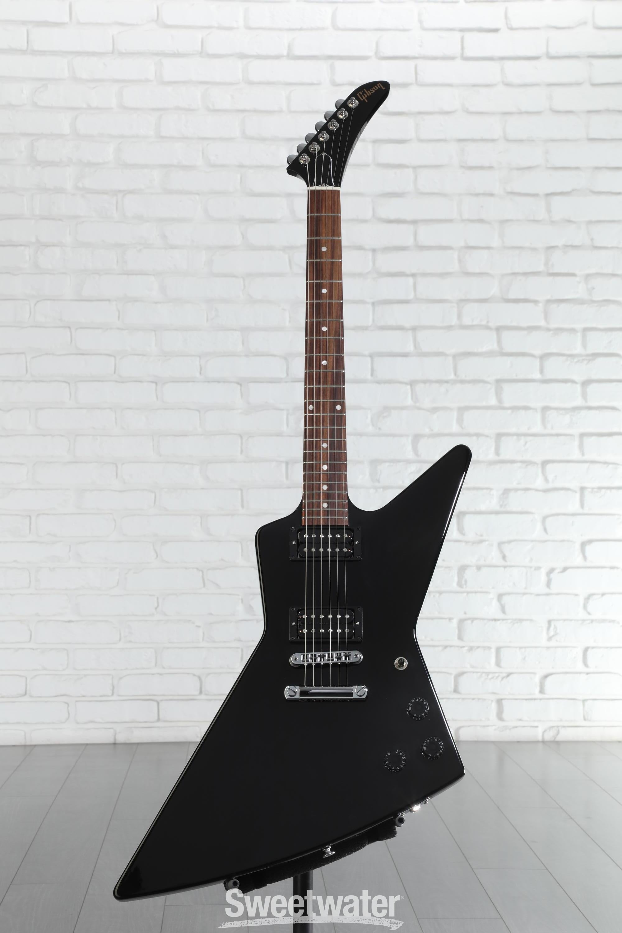 Gibson 80s Explorer Solidbody Electric Guitar - Ebony | Sweetwater