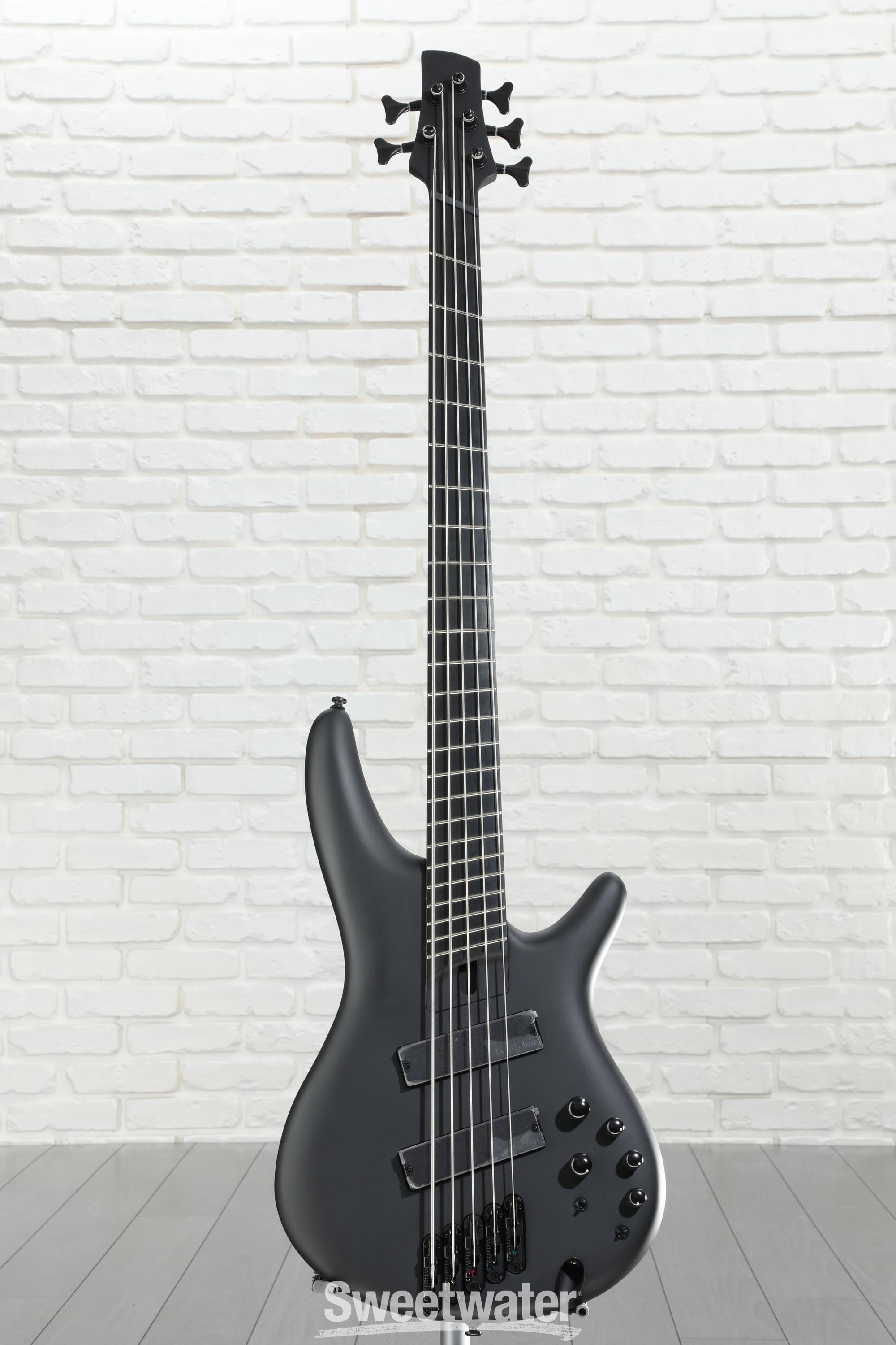 Ibanez Iron Label SRMS625EX - Black Flat